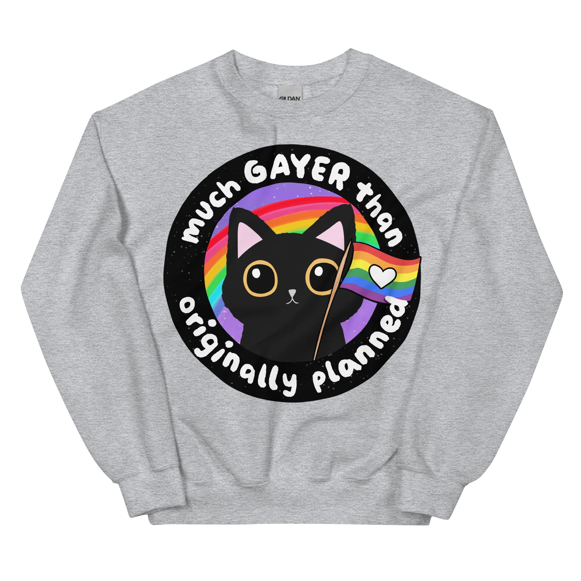 Much Gayer Than Planned Pride Sweatshirt - Image 4