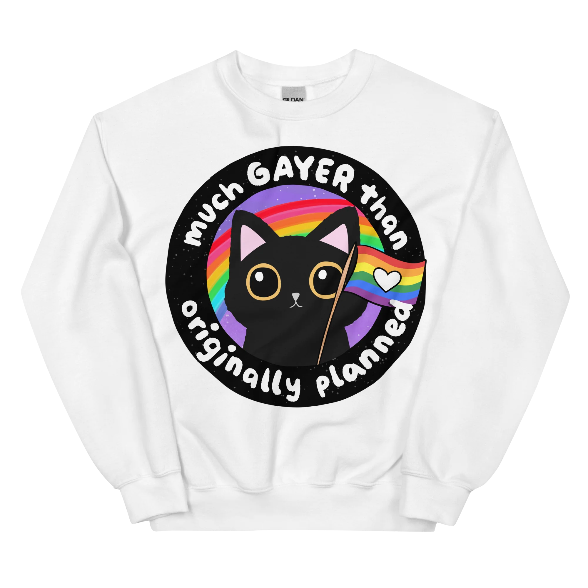 Much Gayer Than Planned Pride Sweatshirt - Image 5
