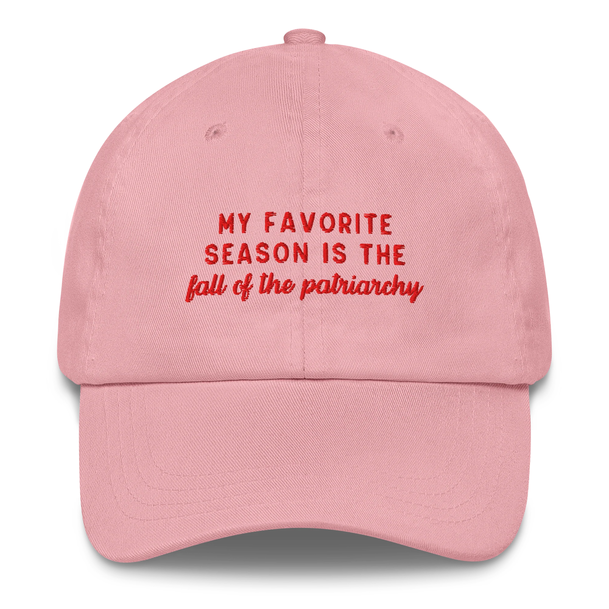 My Favorite Season Is The Fall Of The Patriarchy Embroidered Cap - Image 3