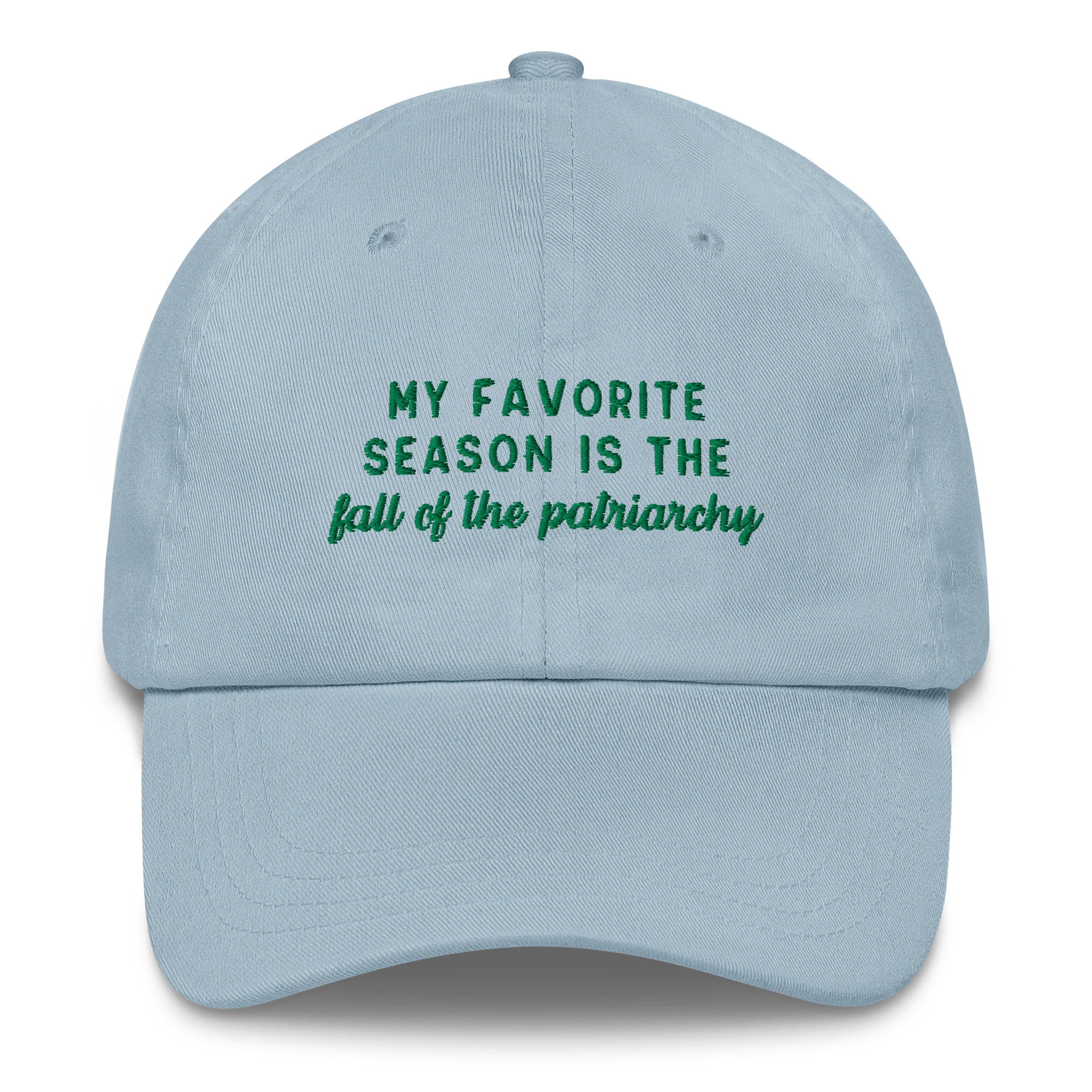 My Favorite Season Is The Fall Of The Patriarchy Embroidered Cap - Image 7