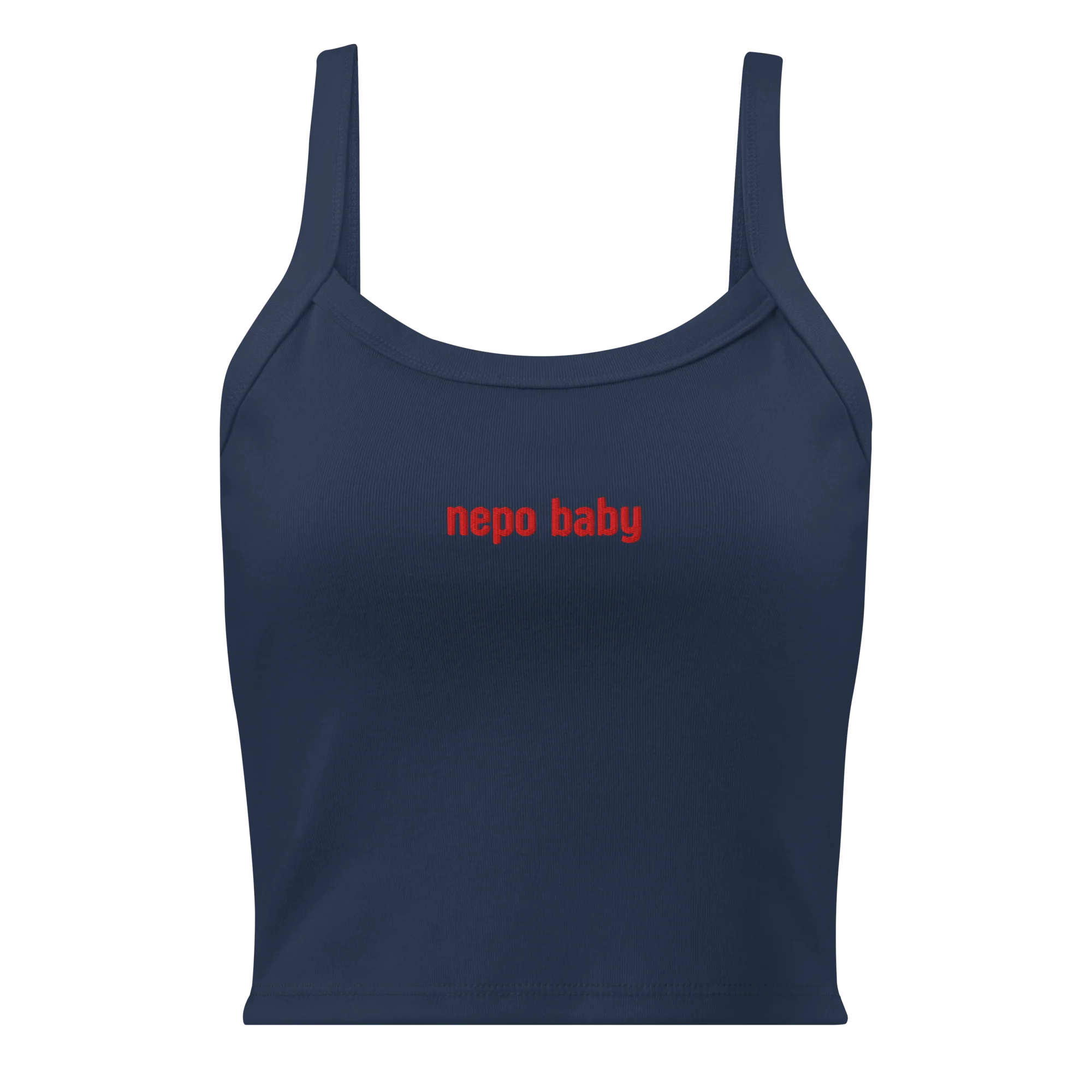 Nepo Baby Rib Embroidered Tank Top - Image 4