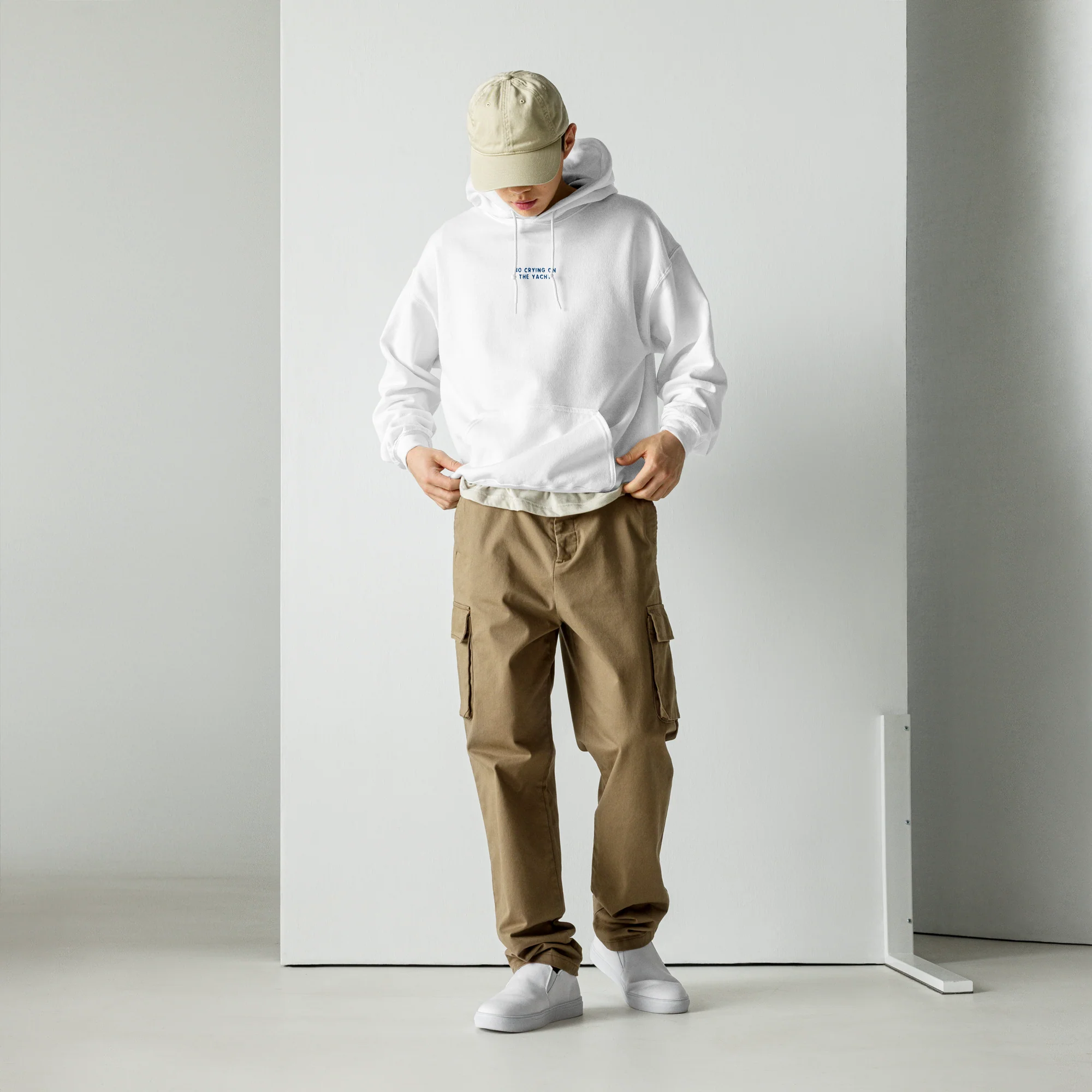 No Crying on the Yacht Embroidered Hoodie - Image 6