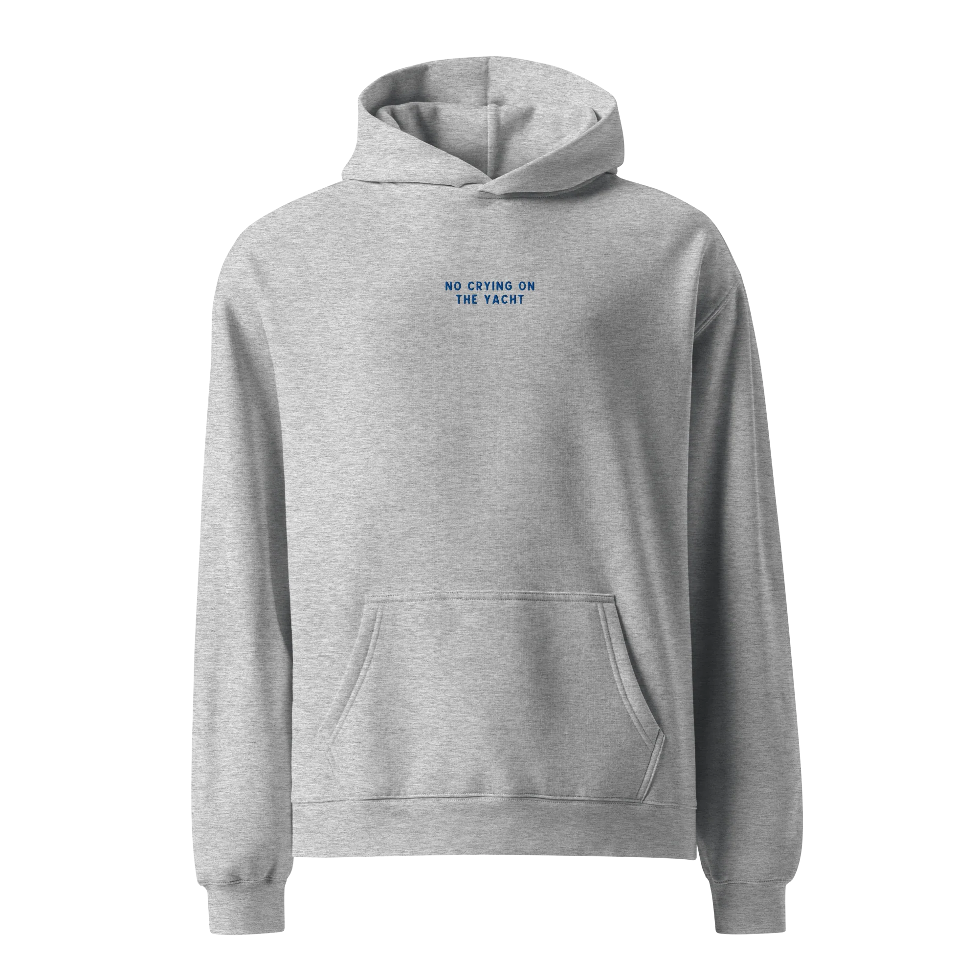 No Crying on the Yacht Embroidered Premium Oversized Hoodie - Image 12