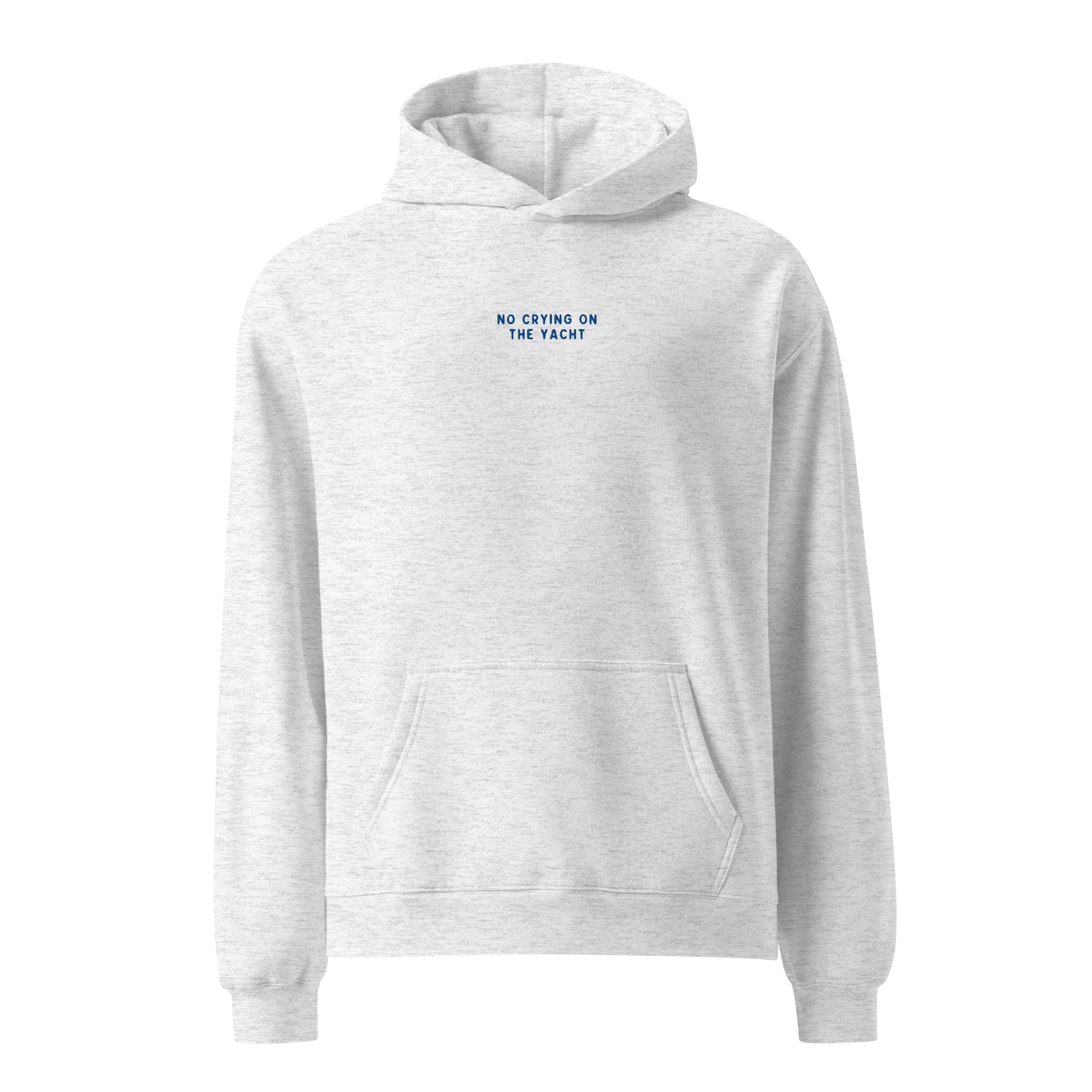 No Crying on the Yacht Embroidered Premium Oversized Hoodie - Image 7