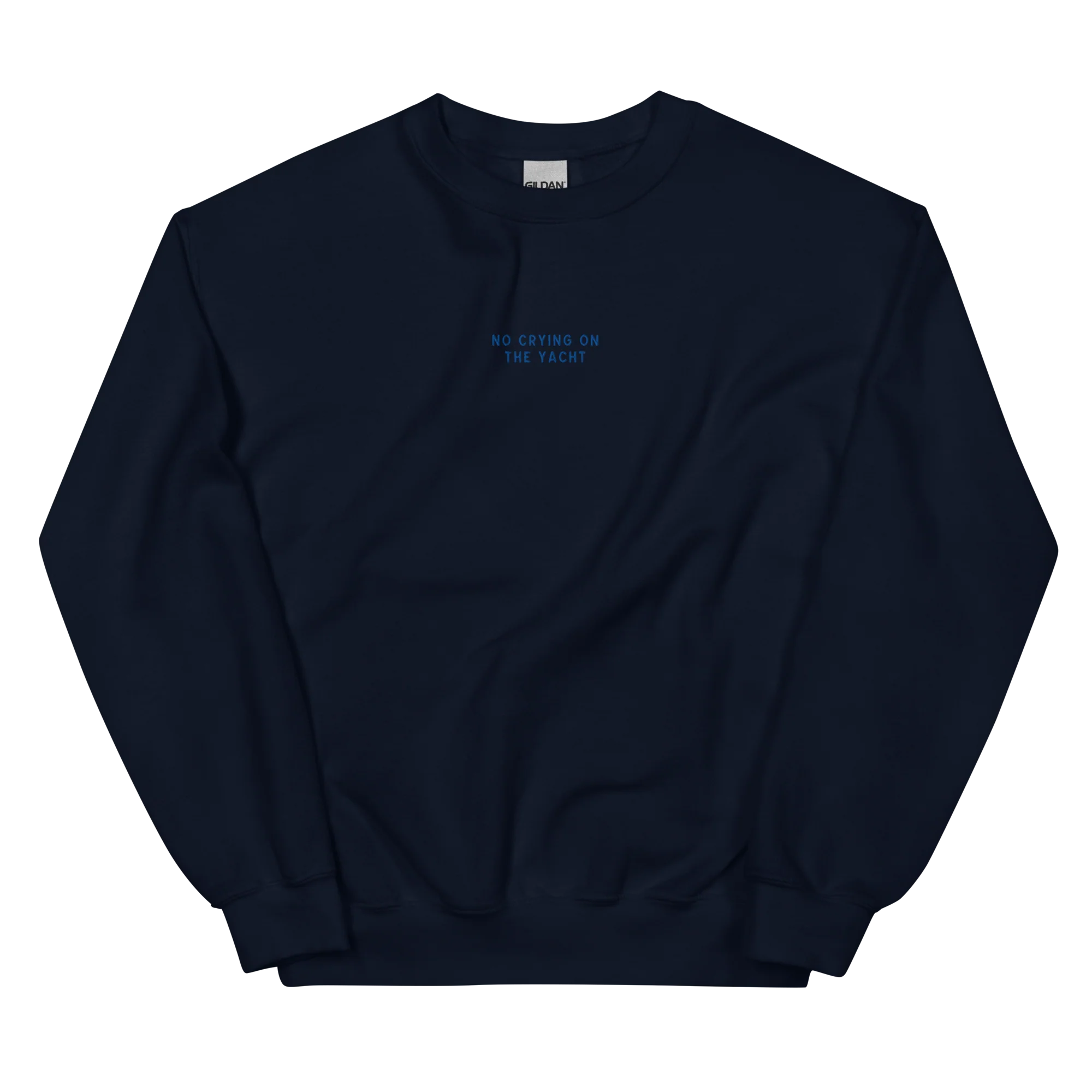 No Crying on the Yacht Embroidered Sweatshirt - Image 3