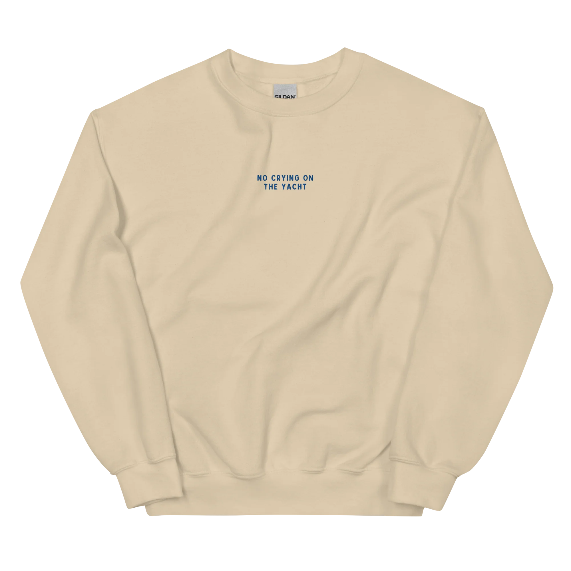 No Crying on the Yacht Embroidered Sweatshirt - Image 8