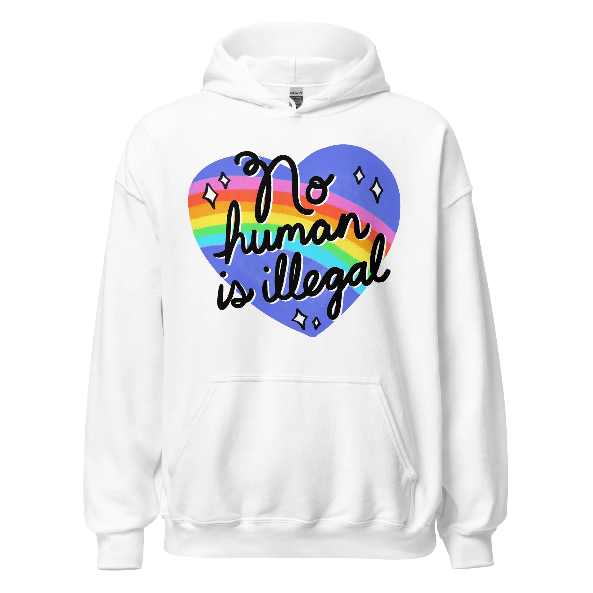 No Human is Illegal Hoodie - Image 3