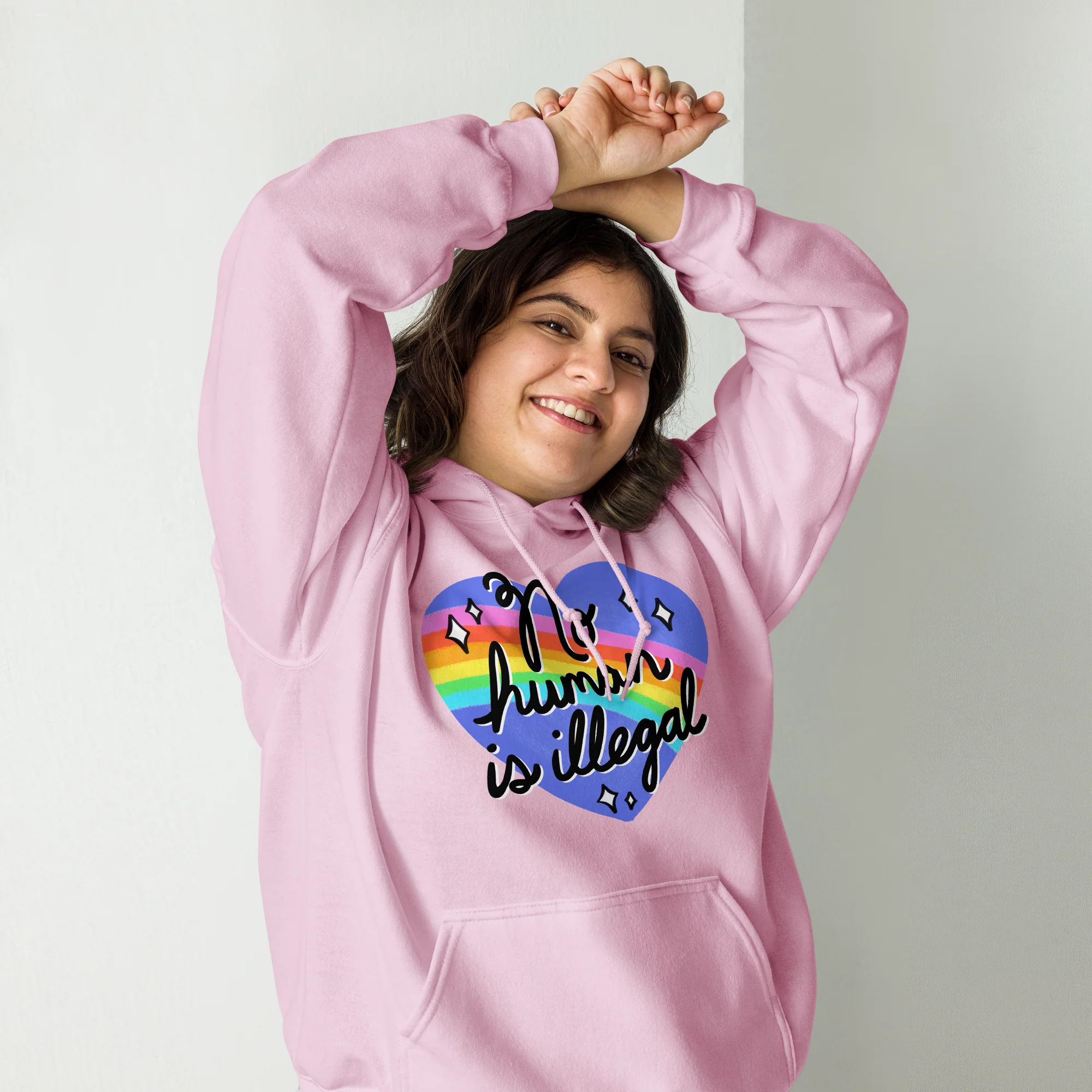 No Human is Illegal Hoodie - Image 6