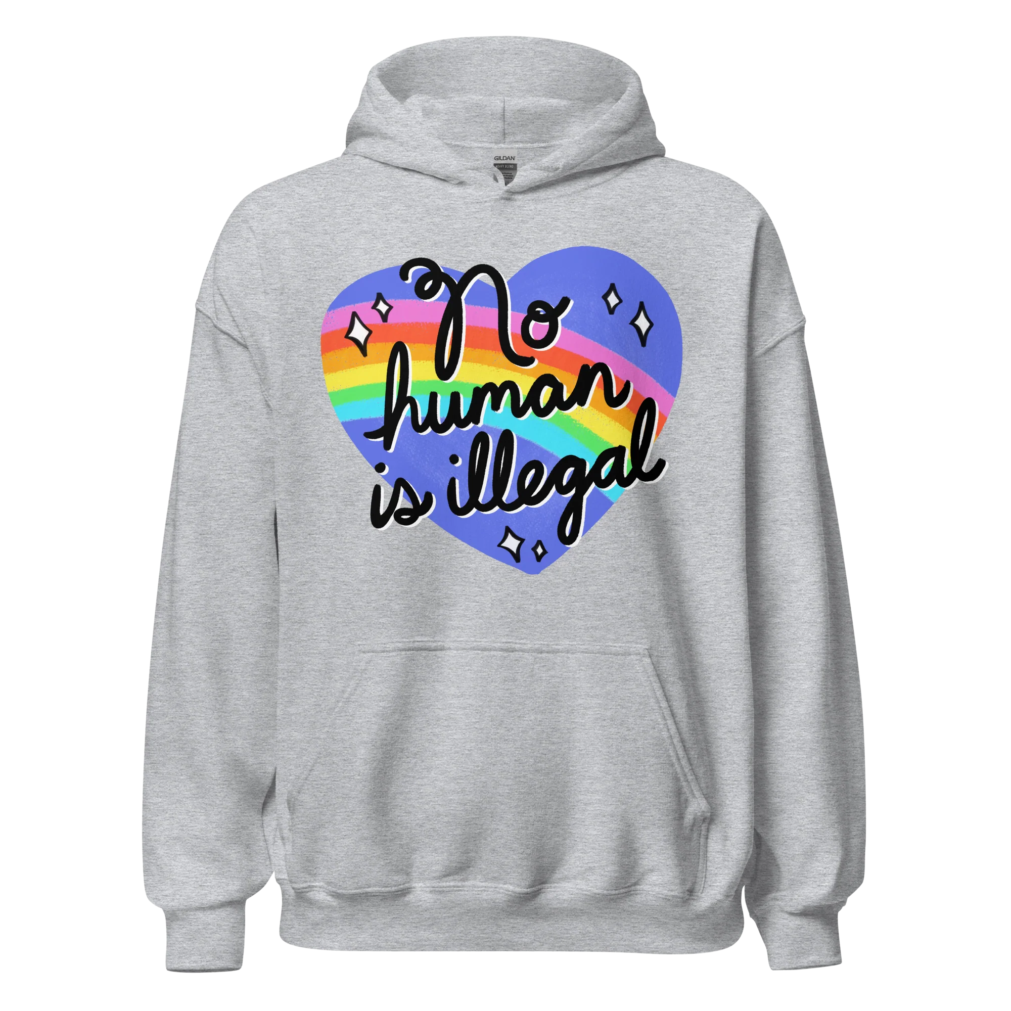 No Human is Illegal Hoodie - Image 8