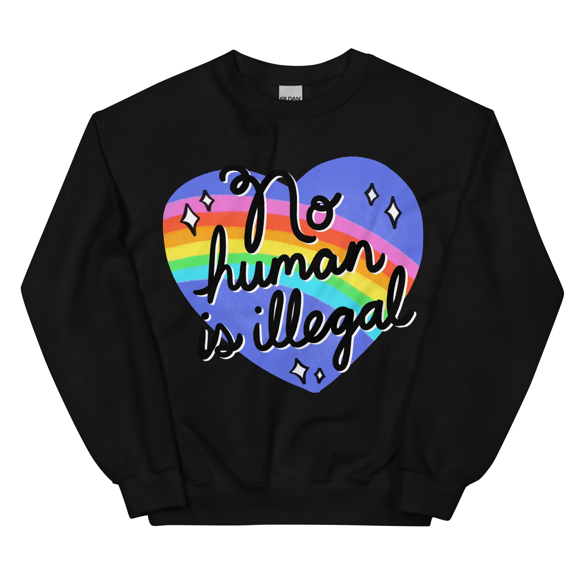 No Human is Illegal Sweatshirt - Image 3