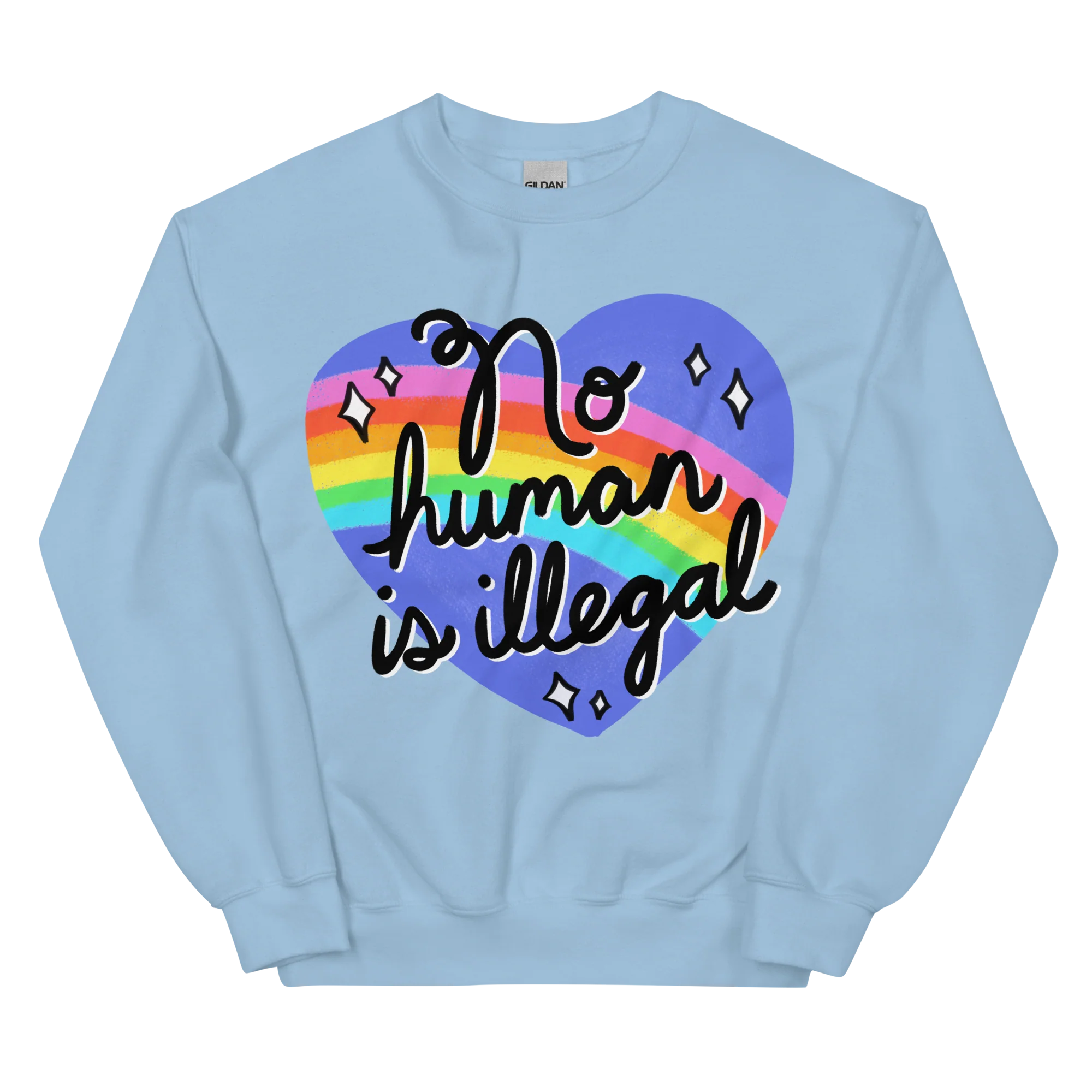 No Human is Illegal Sweatshirt - Image 5