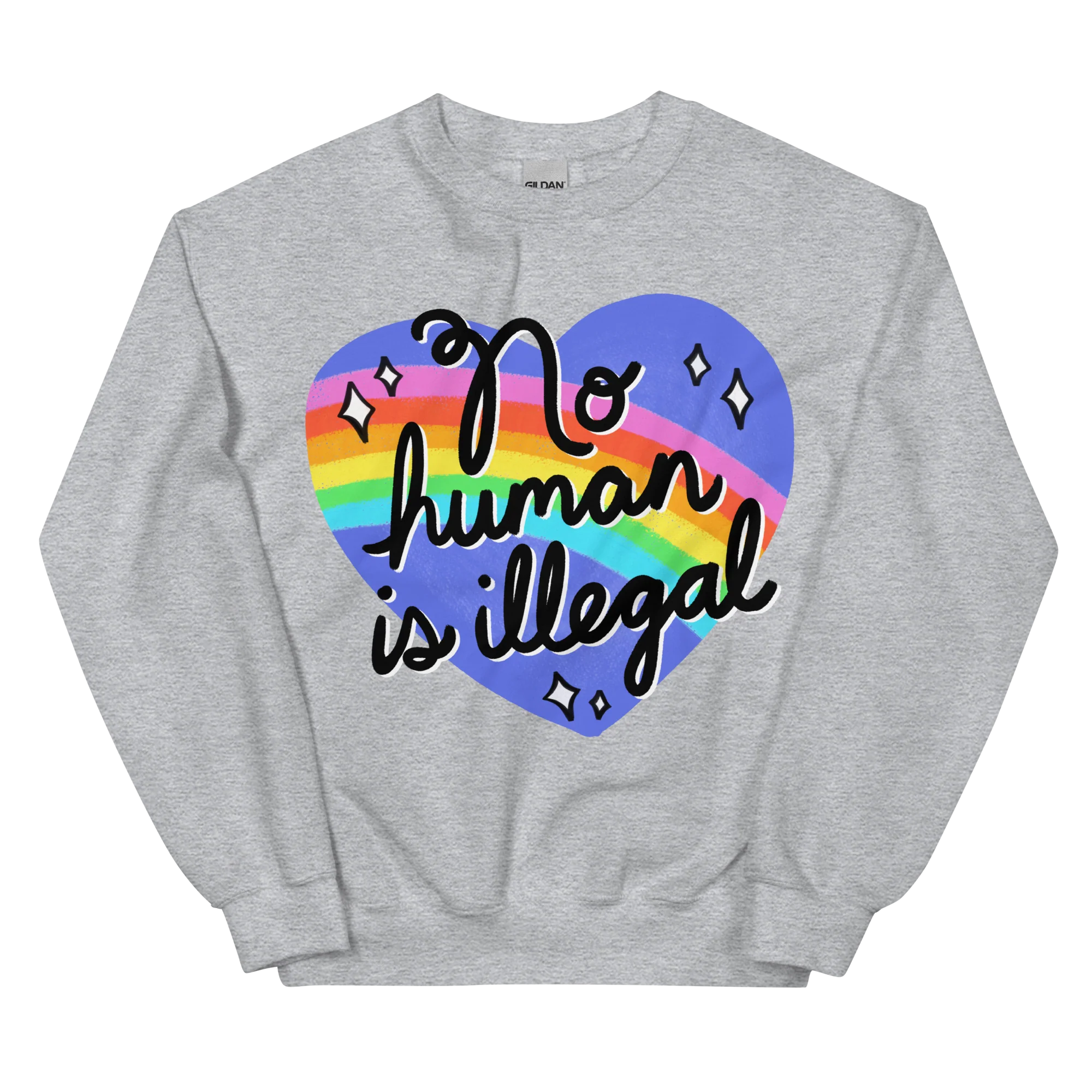 No Human is Illegal Sweatshirt - Image 6