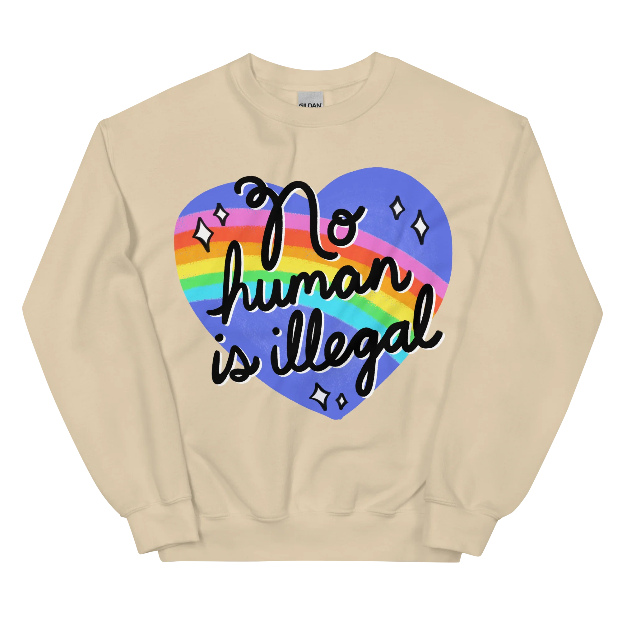 No Human is Illegal Sweatshirt - Image 8