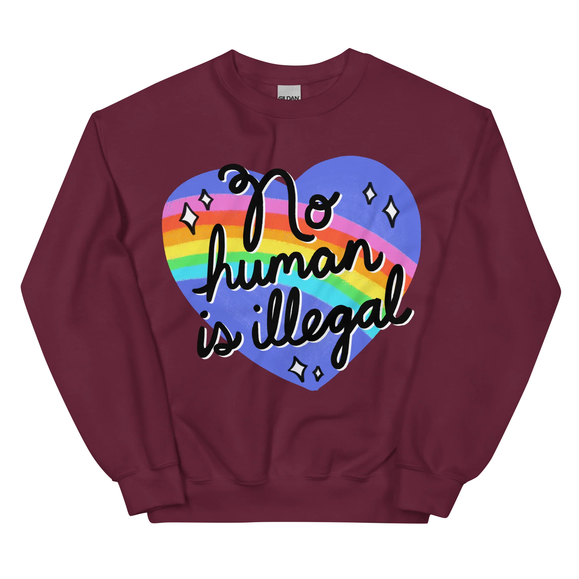 No Human is Illegal Sweatshirt - Image 9