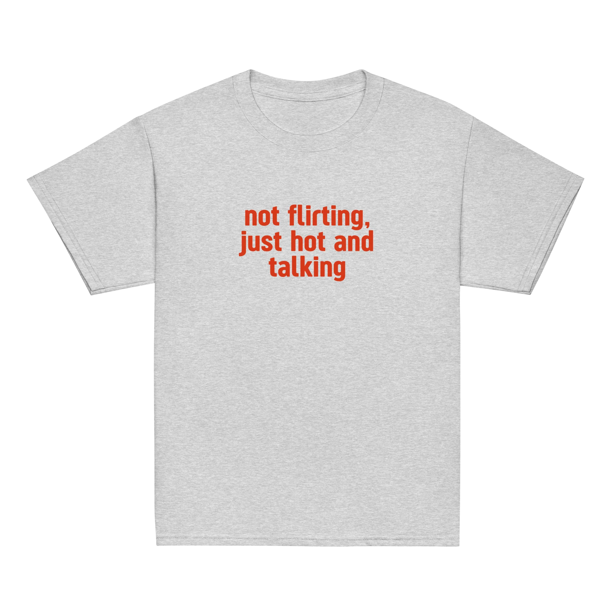 Not Flirting Just Hot and Talking Baby Tee - Image 5