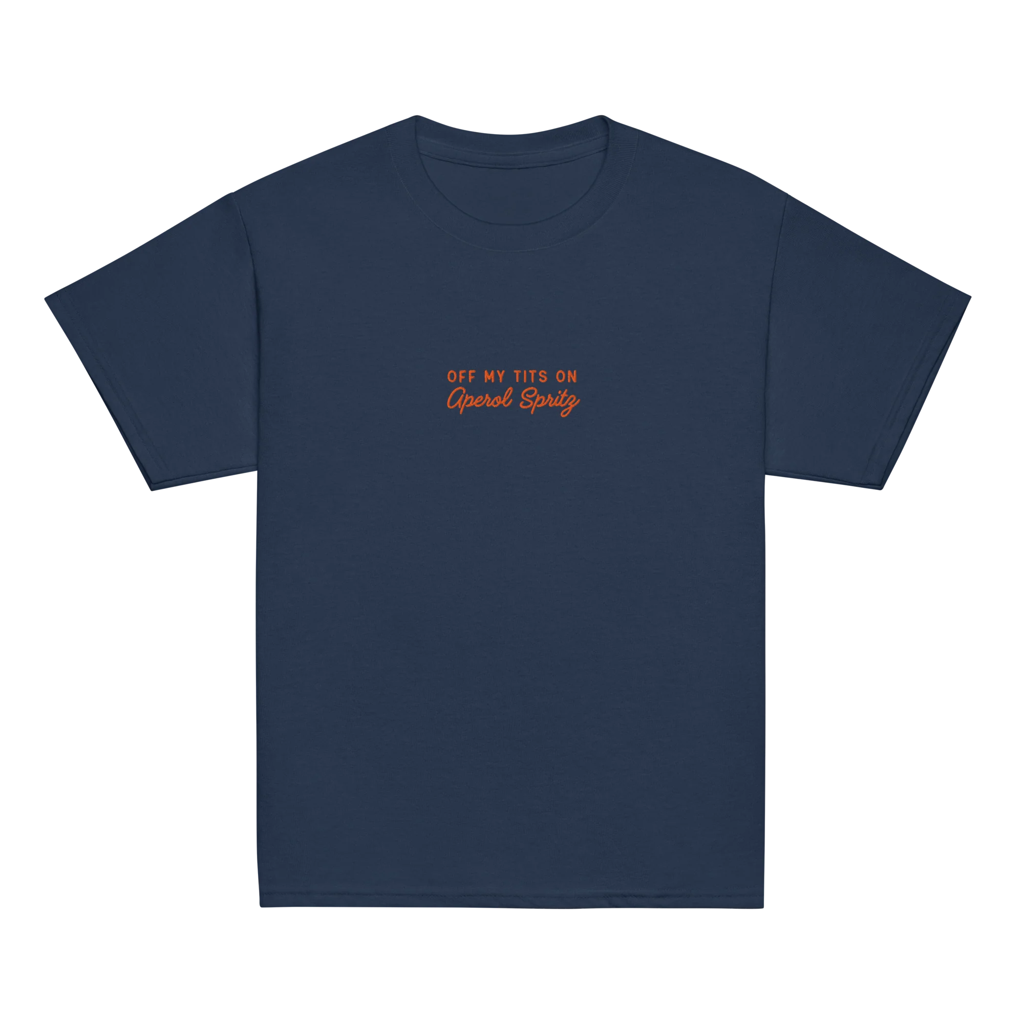 Off My Tits On Aperol Spritz Embroidered Baby Tee - Image 8
