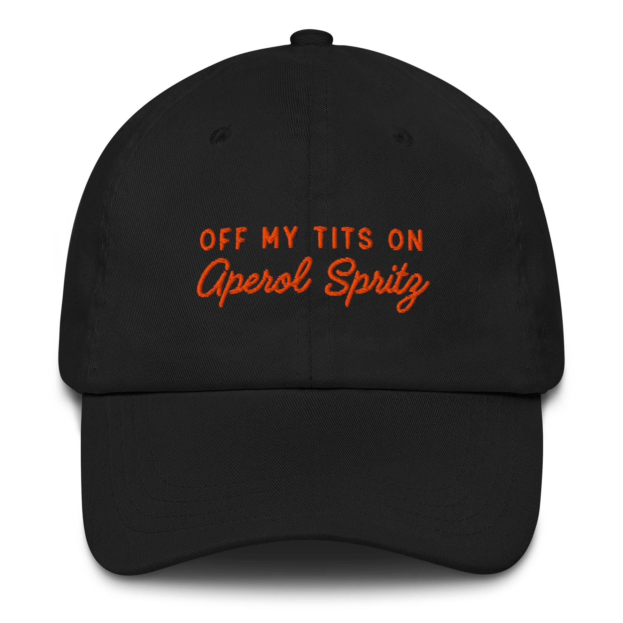 Off My Tits On Aperol Spritz Embroidered Cap - Image 10