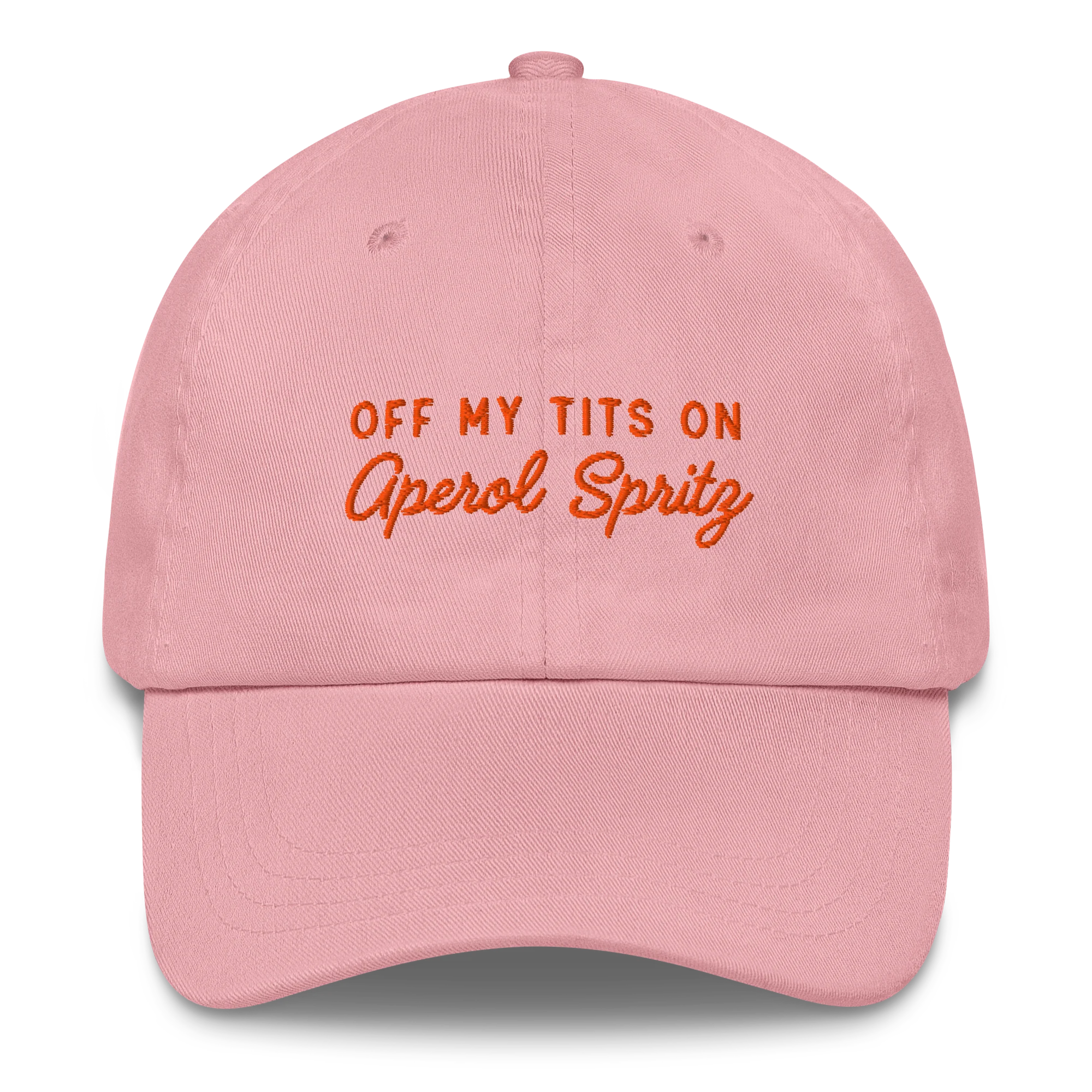 Off My Tits On Aperol Spritz Embroidered Cap - Image 5