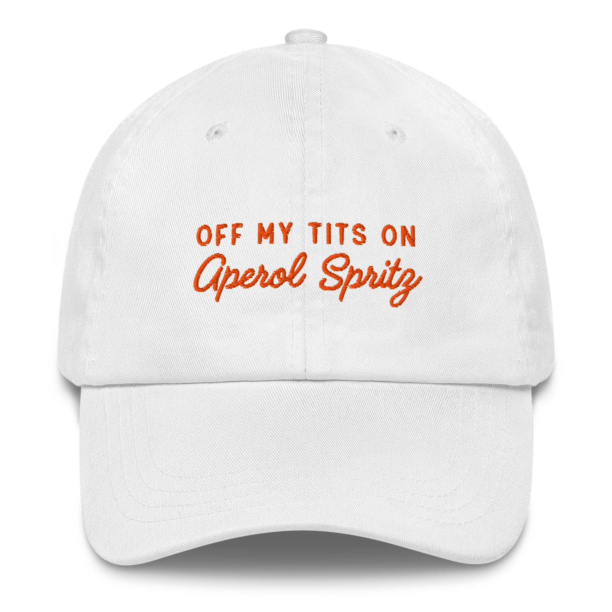 Off My Tits On Aperol Spritz Embroidered Cap - Image 7