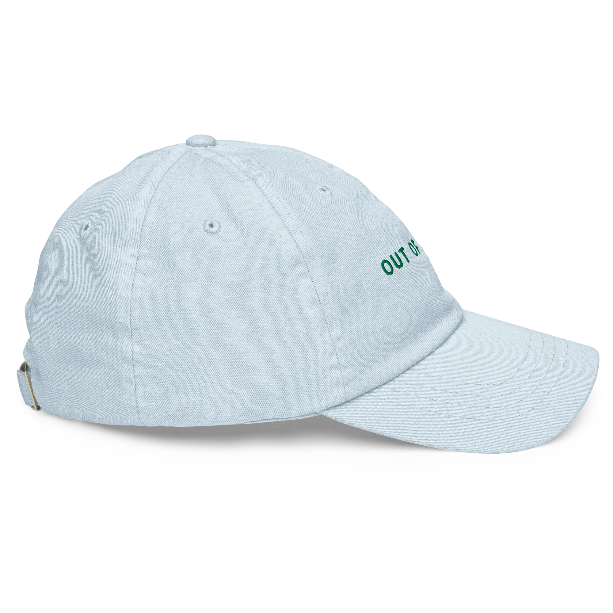 Out of Office Embroidered Pastel Baseball Cap - Image 3