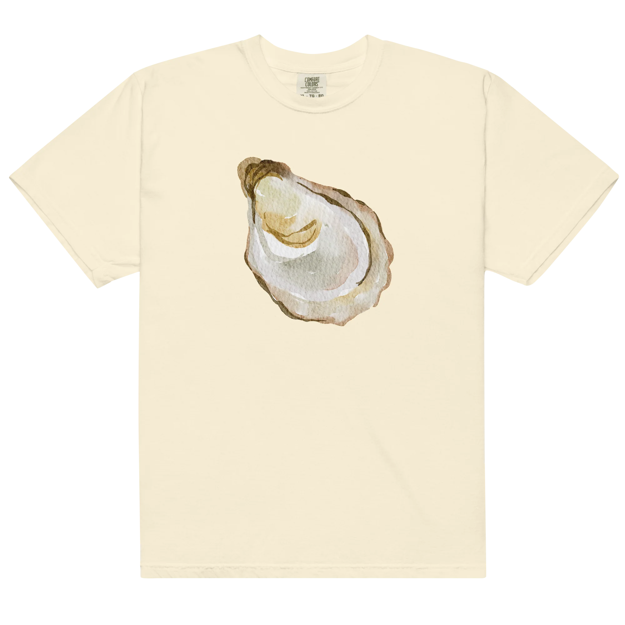 Oyster Watercolor Classic T-Shirt - Image 4