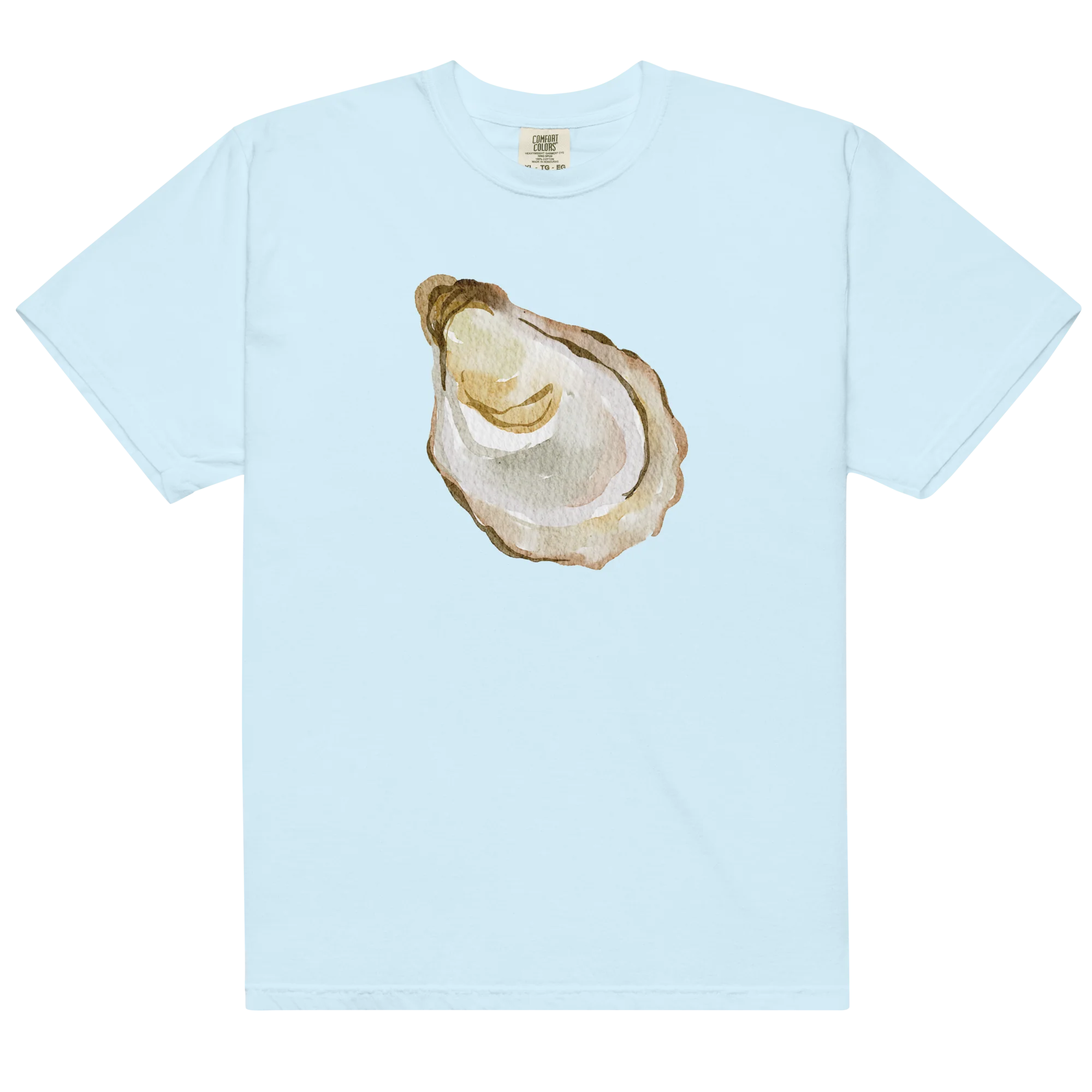 Oyster Watercolor Classic T-Shirt - Image 6