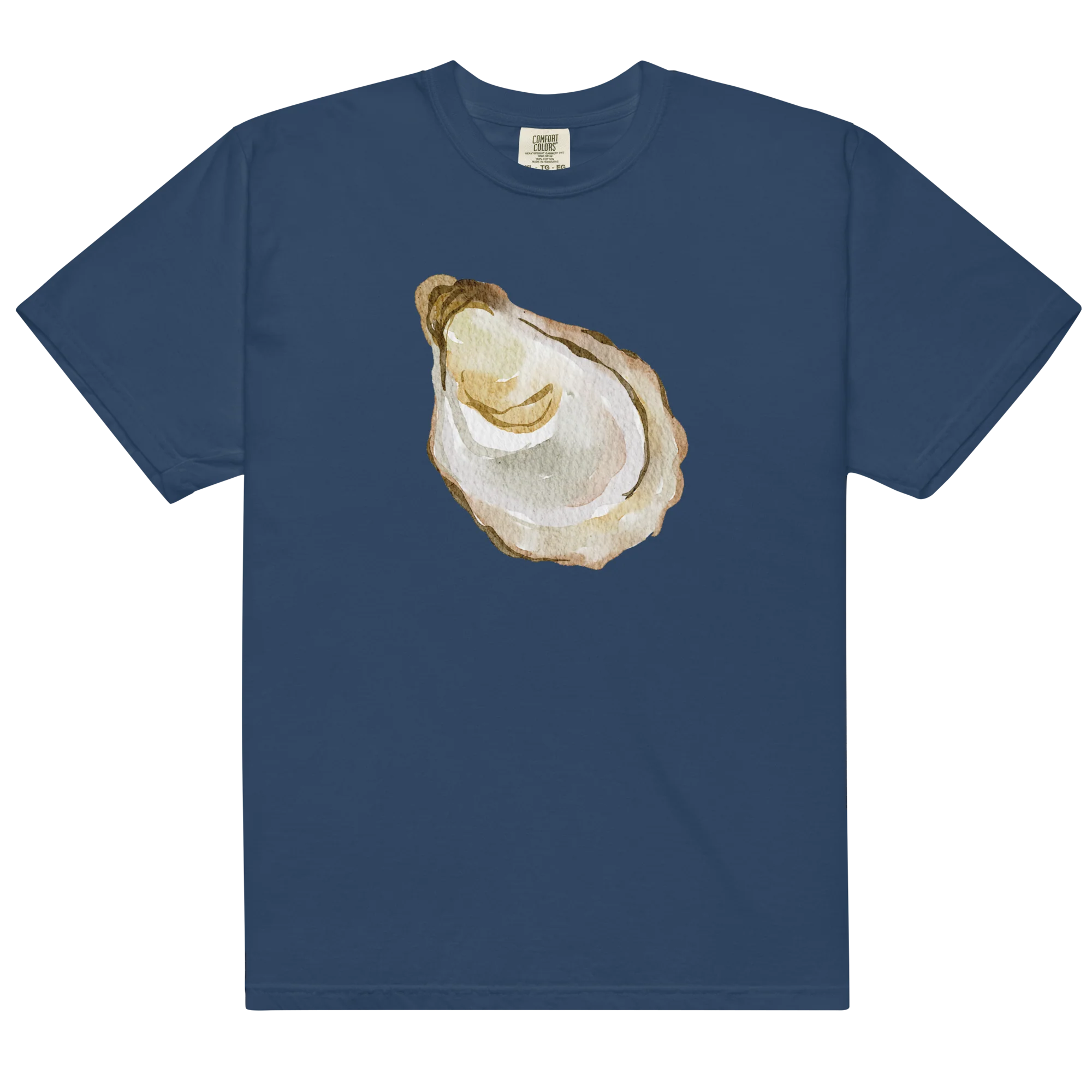 Oyster Watercolor Classic T-Shirt - Image 8