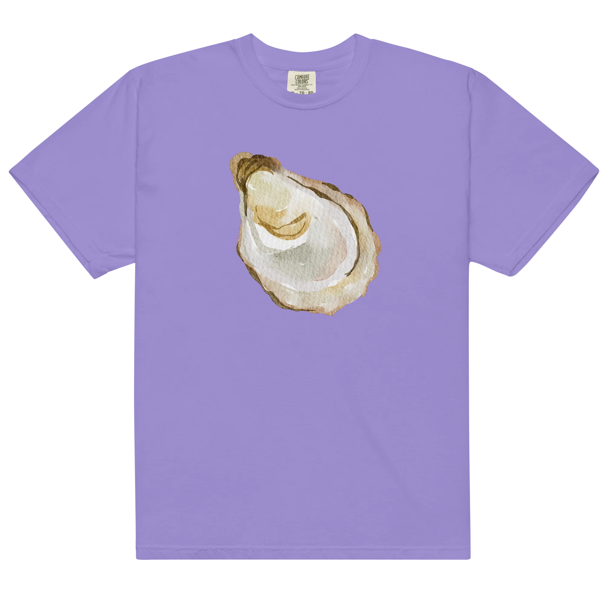 Oyster Watercolor Classic T-Shirt - Image 9