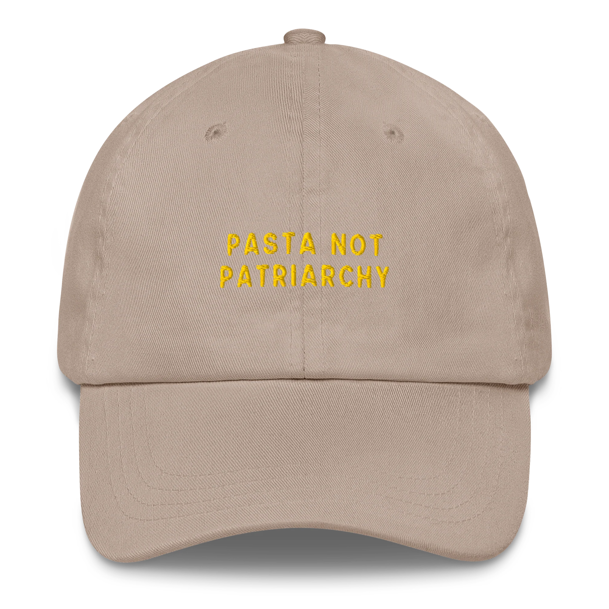 Pasta Not Patriarchy Embroidered Cap - Image 4