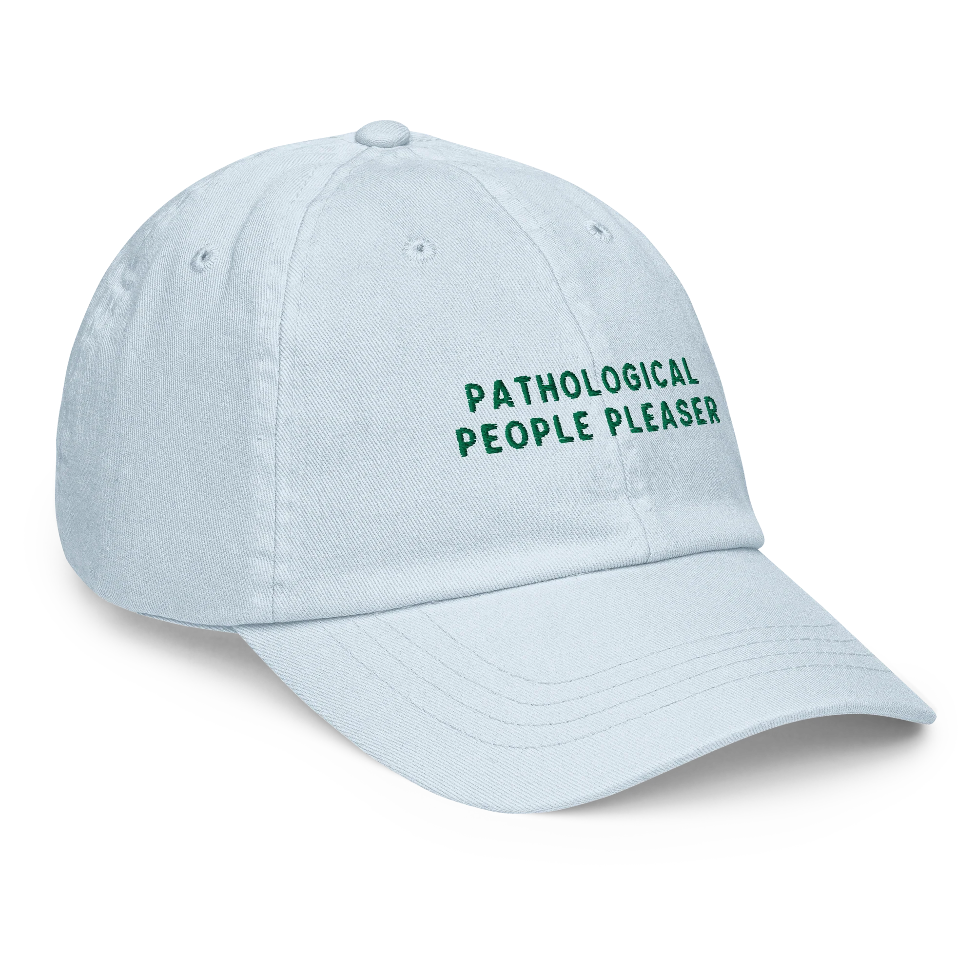 Pathological People Pleaser Embroidered Pastel Baseball Cap - Image 4