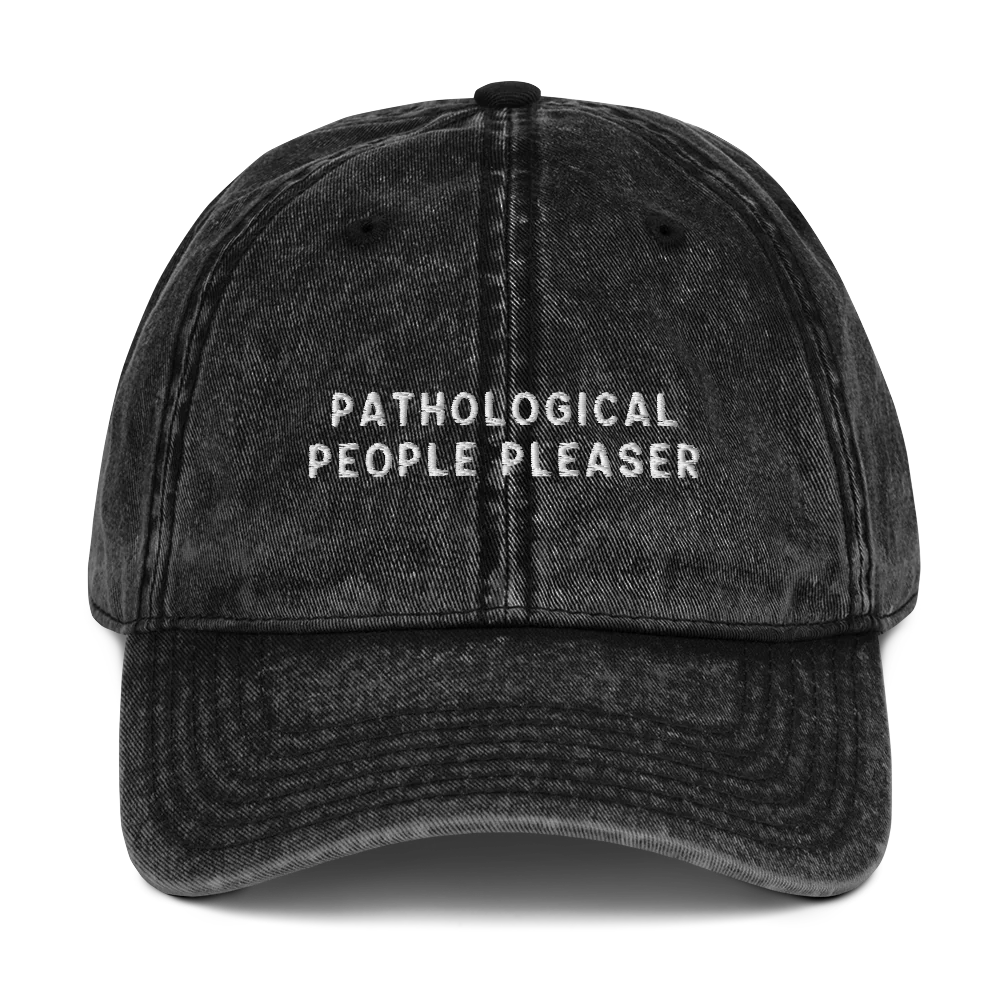 Pathological People Pleaser Embroidered Vintage Cap - Image 5