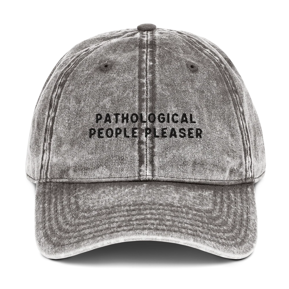 Pathological People Pleaser Embroidered Vintage Cap - Image 8