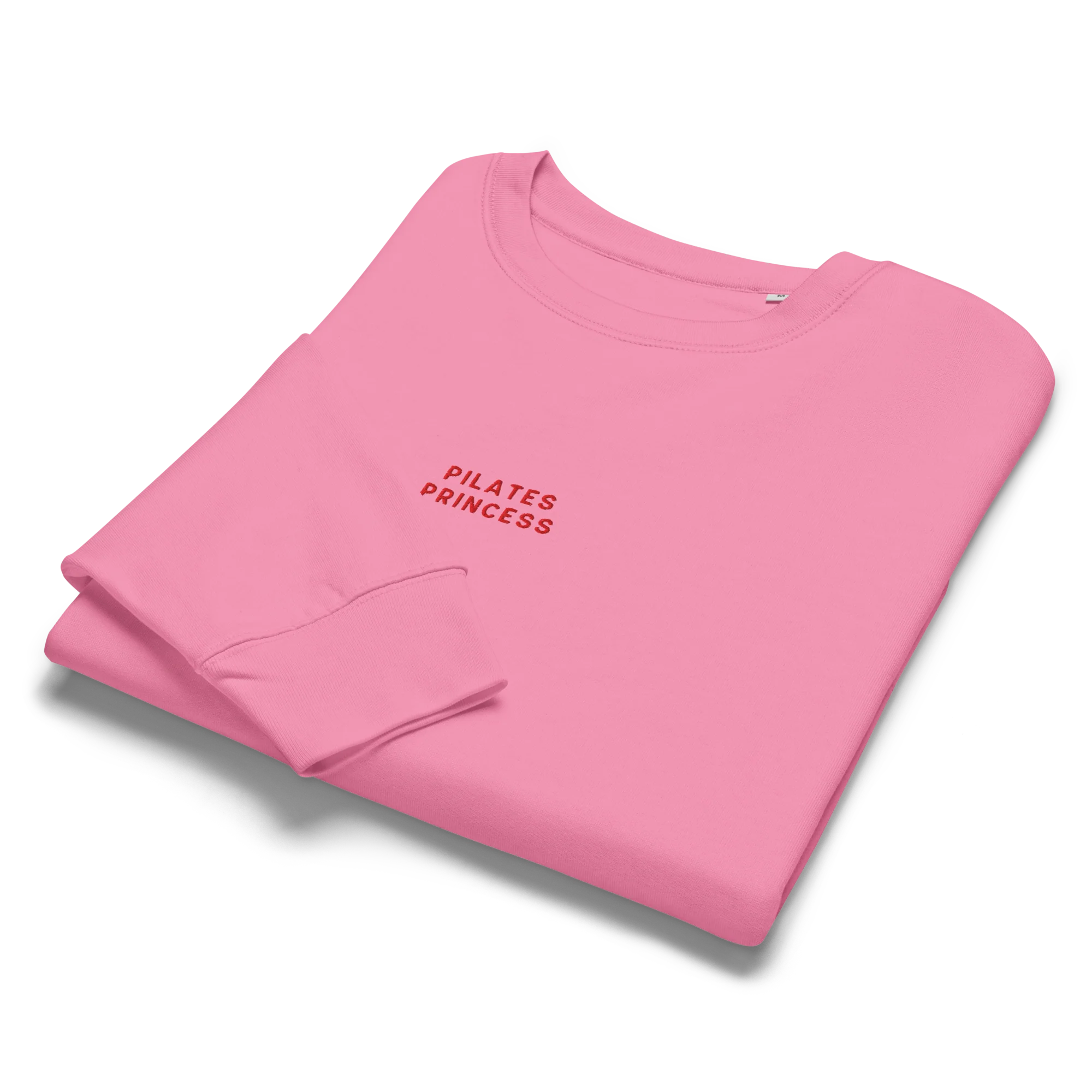 Pilates Princess Embroidered Women’s Organic Sweatshirt - Image 3