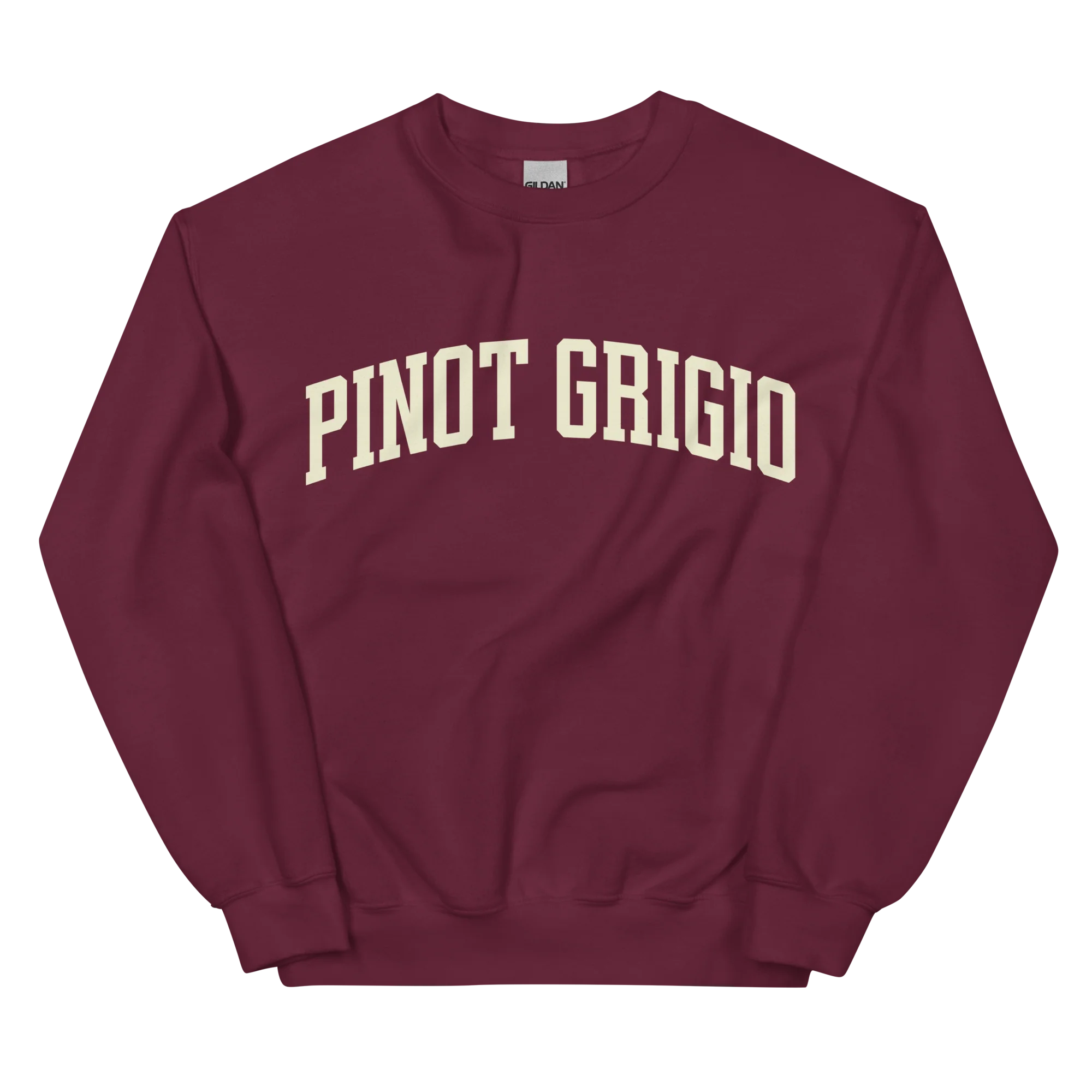 Pinot Grigio White Wine Varsity Sweatshirt - Image 3