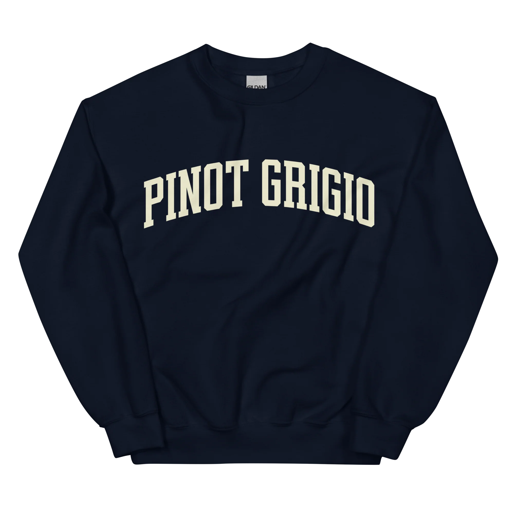 Pinot Grigio White Wine Varsity Sweatshirt - Image 4
