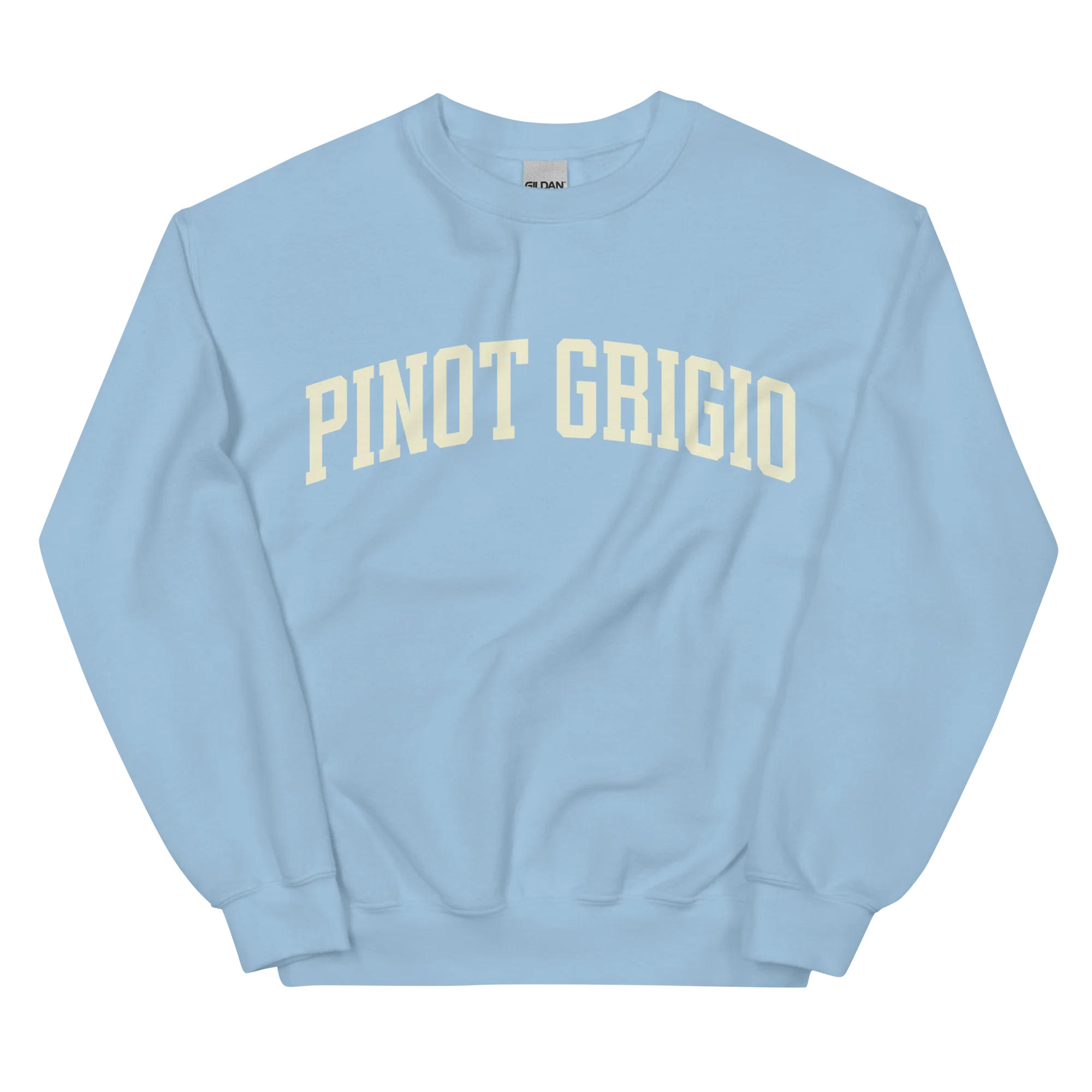 Pinot Grigio White Wine Varsity Sweatshirt - Image 9