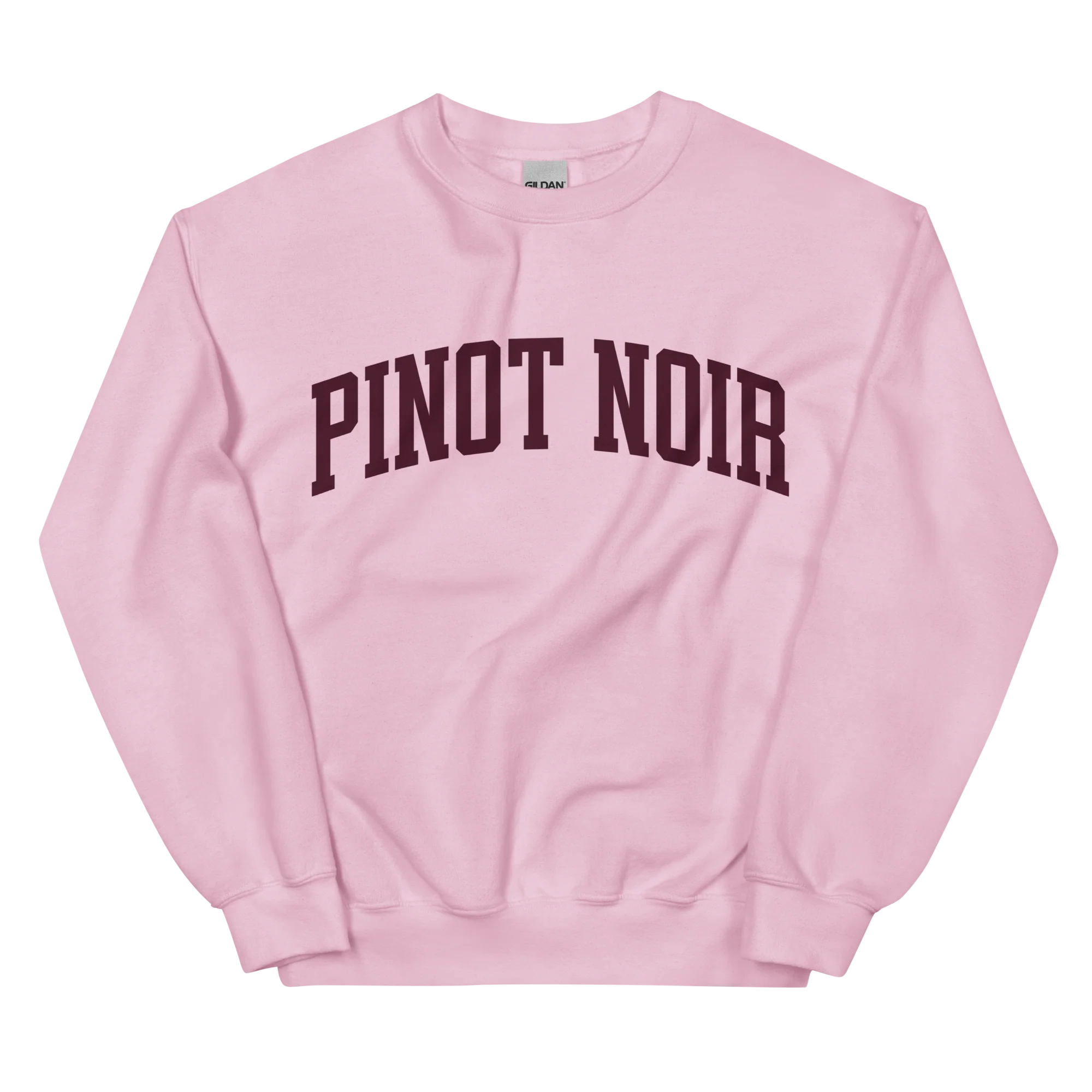 Pinot Noir Red Wine Varsity Sweatshirt - Image 3