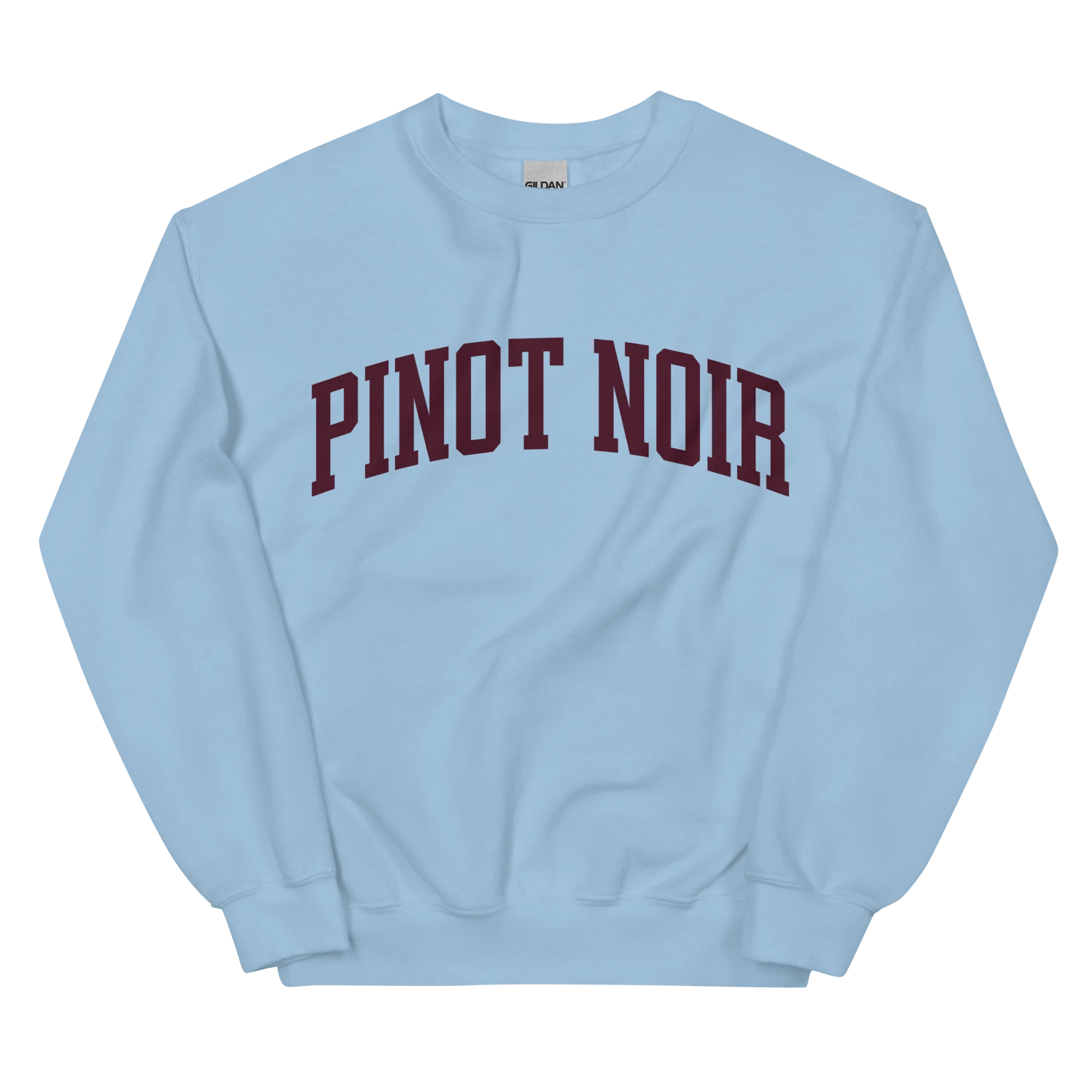 Pinot Noir Red Wine Varsity Sweatshirt - Image 5