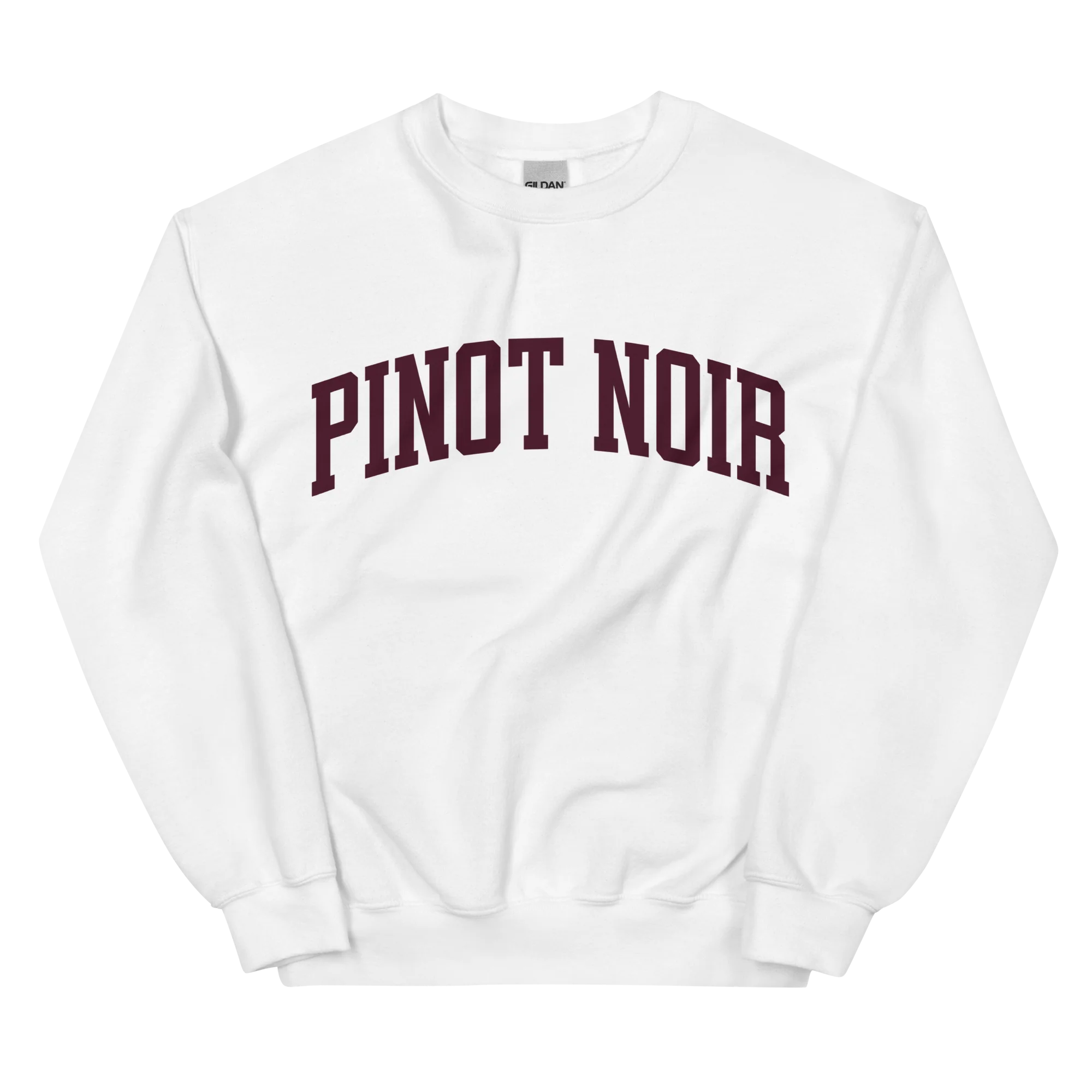 Pinot Noir Red Wine Varsity Sweatshirt - Image 6
