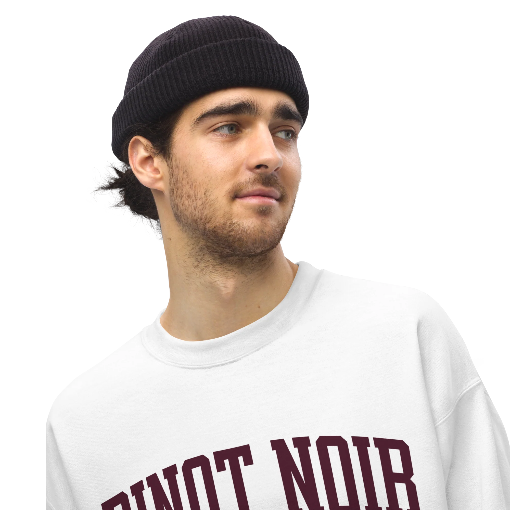 Pinot Noir Red Wine Varsity Sweatshirt - Image 7