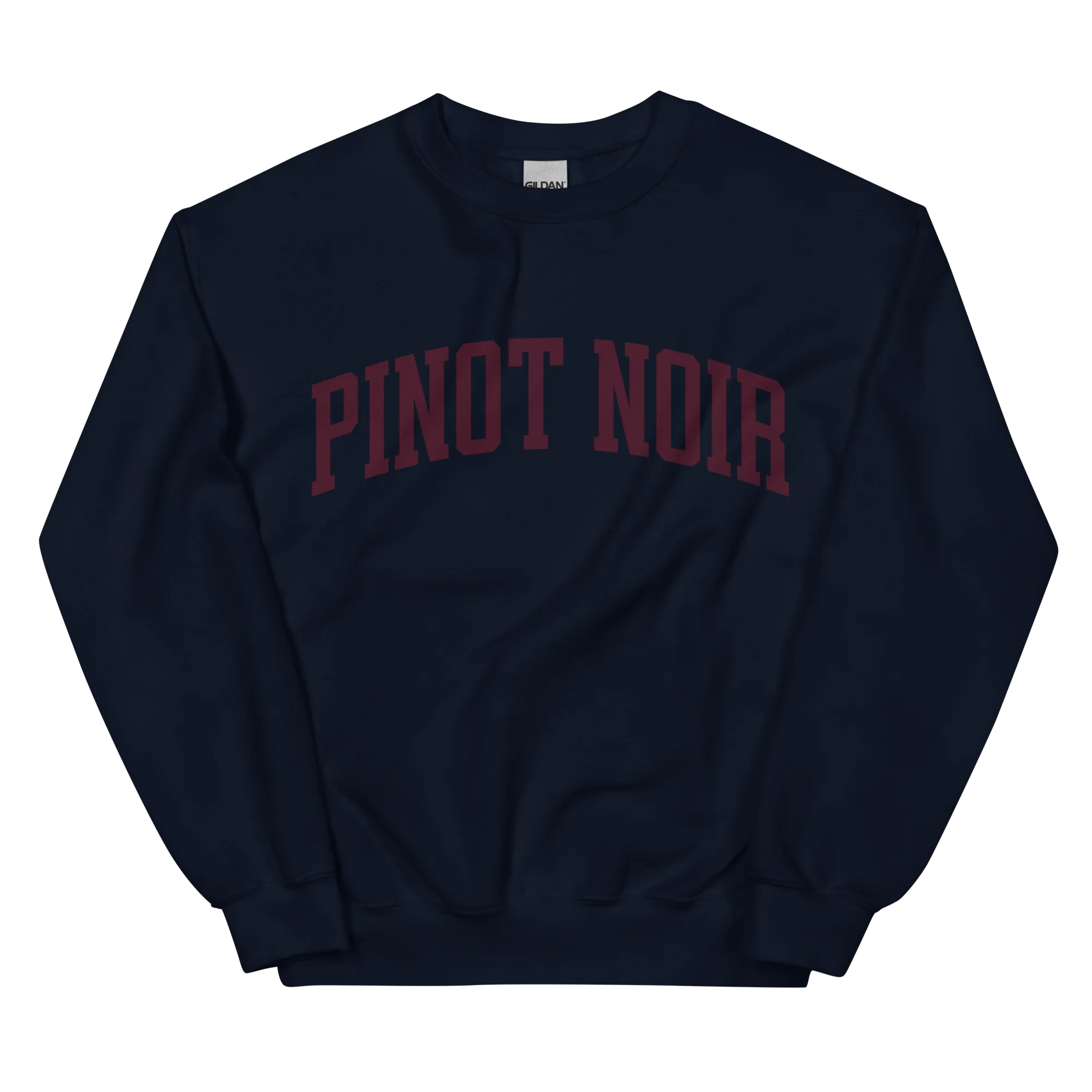 Pinot Noir Red Wine Varsity Sweatshirt - Image 8