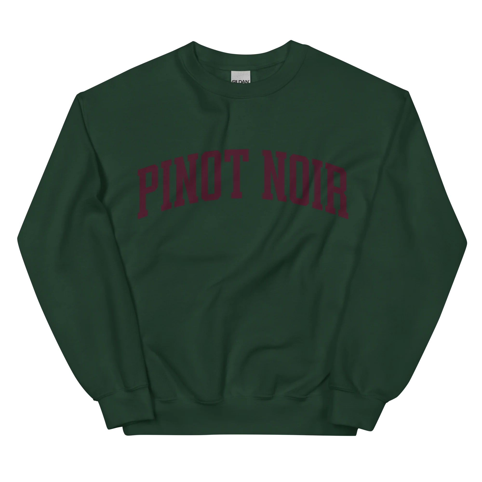 Pinot Noir Red Wine Varsity Sweatshirt - Image 9