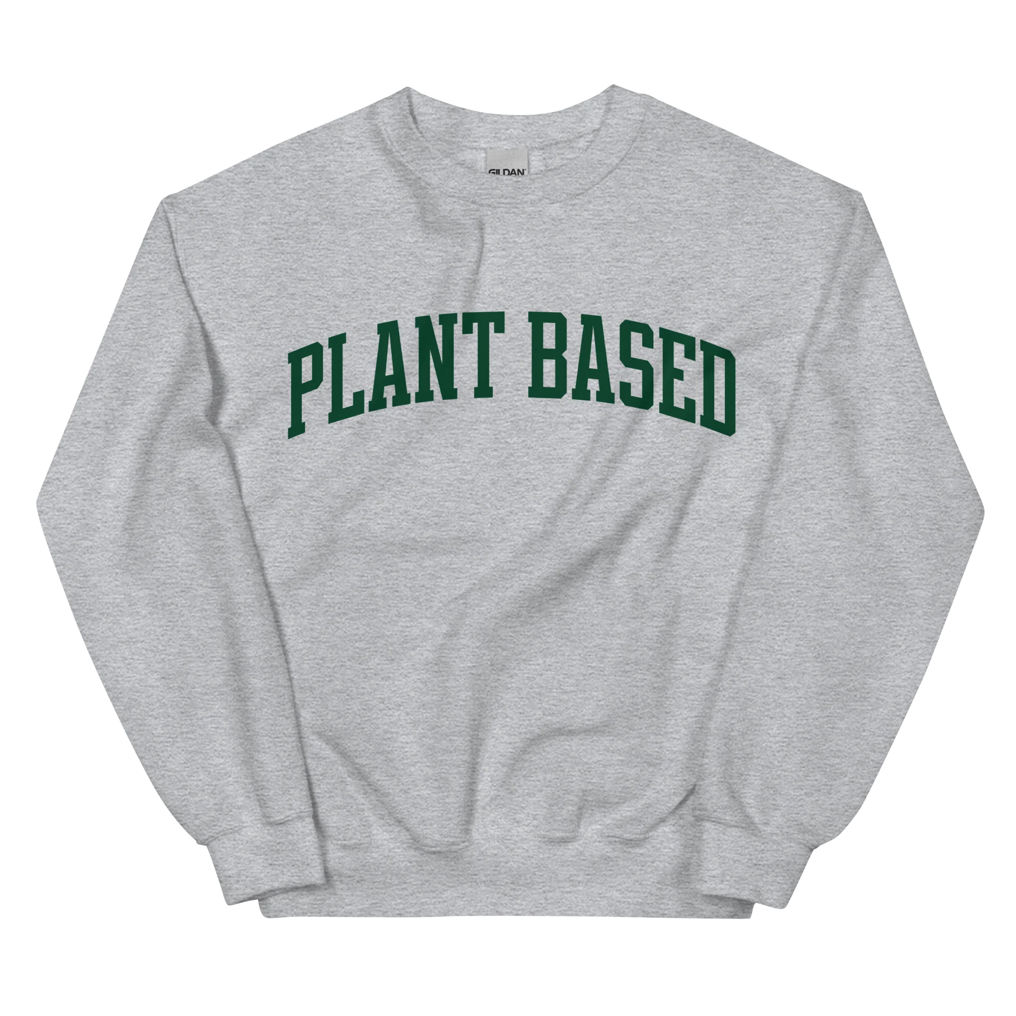 Plant Based Vegetarian Vegan Varsity Sweatshirt