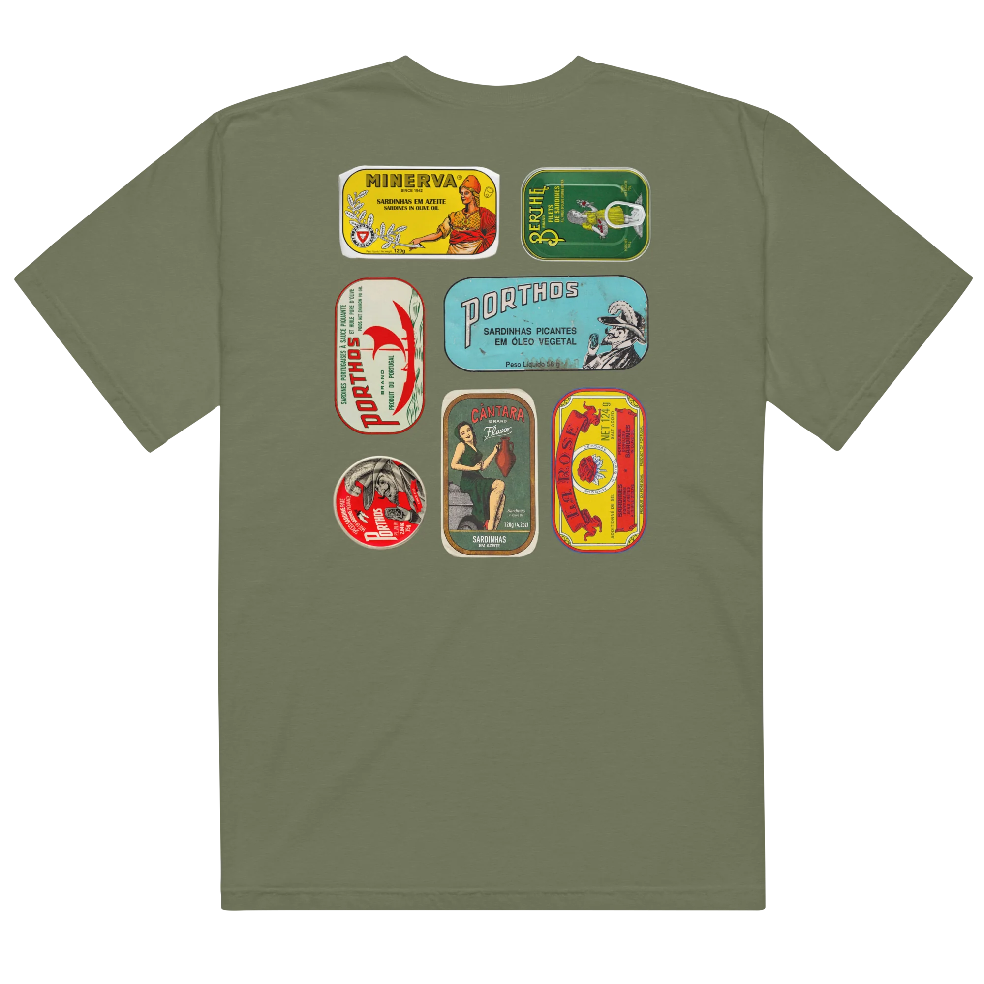 Portuguese Canned Sardines Classic T-Shirt - Image 15