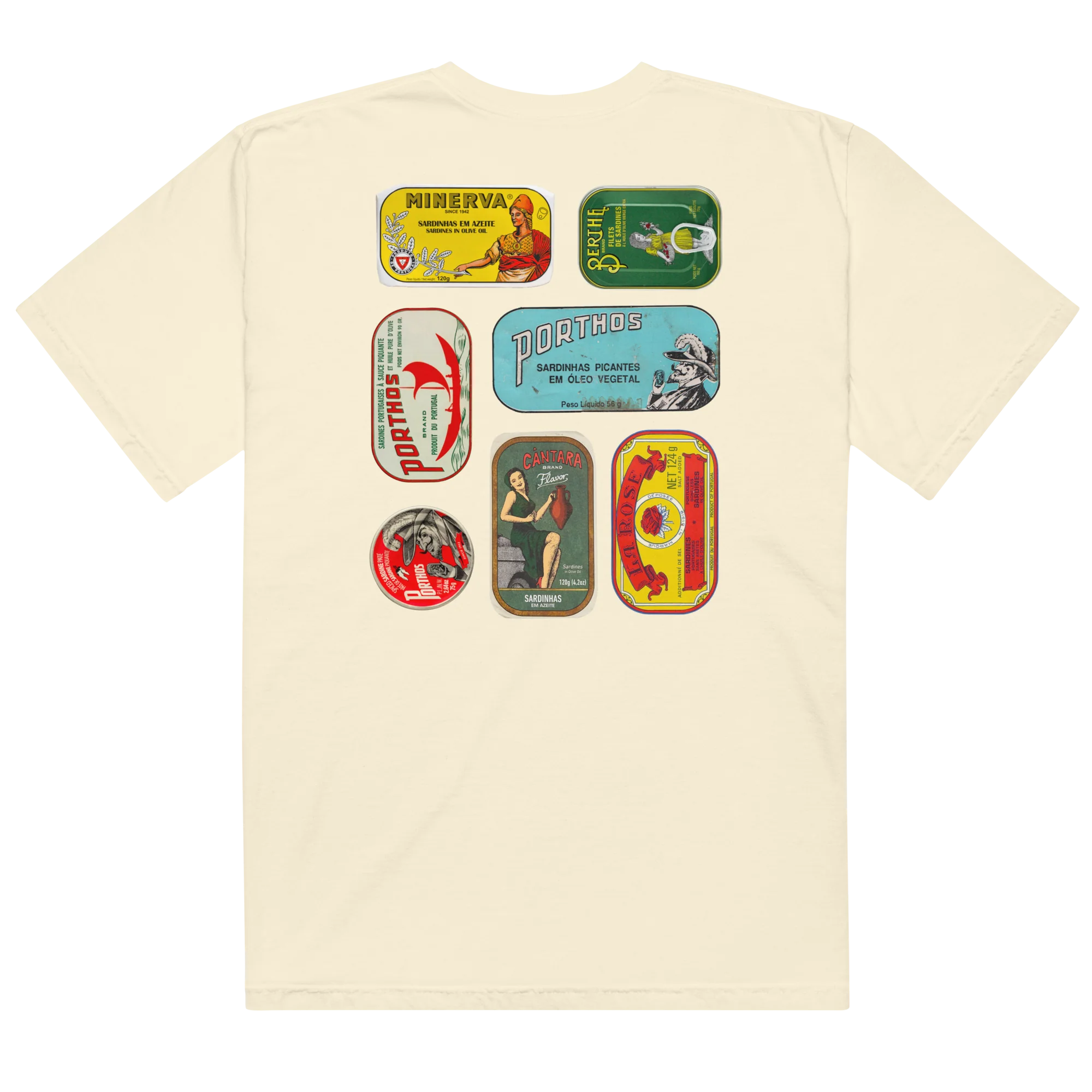 Portuguese Canned Sardines Classic T-Shirt - Image 3