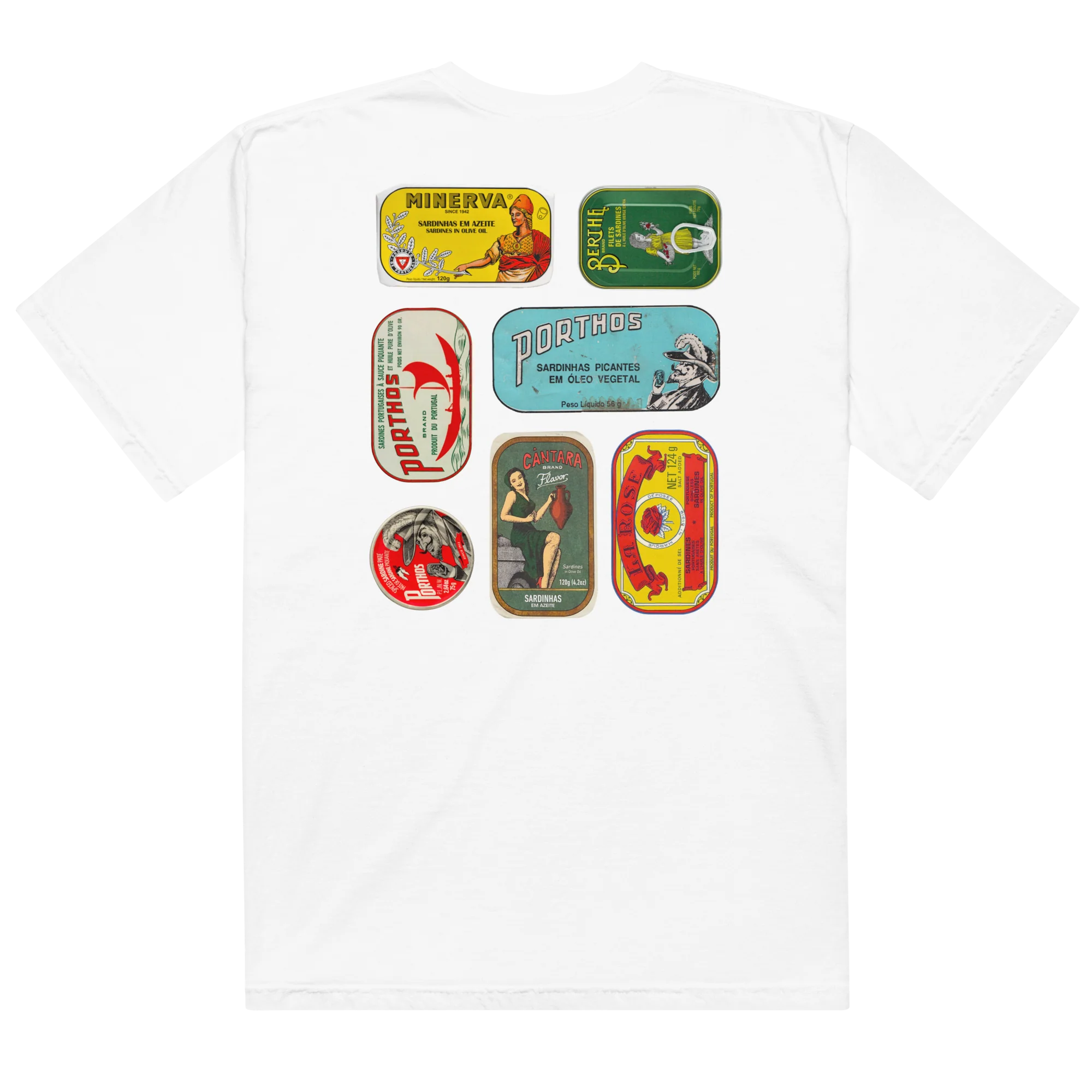 Portuguese Canned Sardines Classic T-Shirt - Image 4