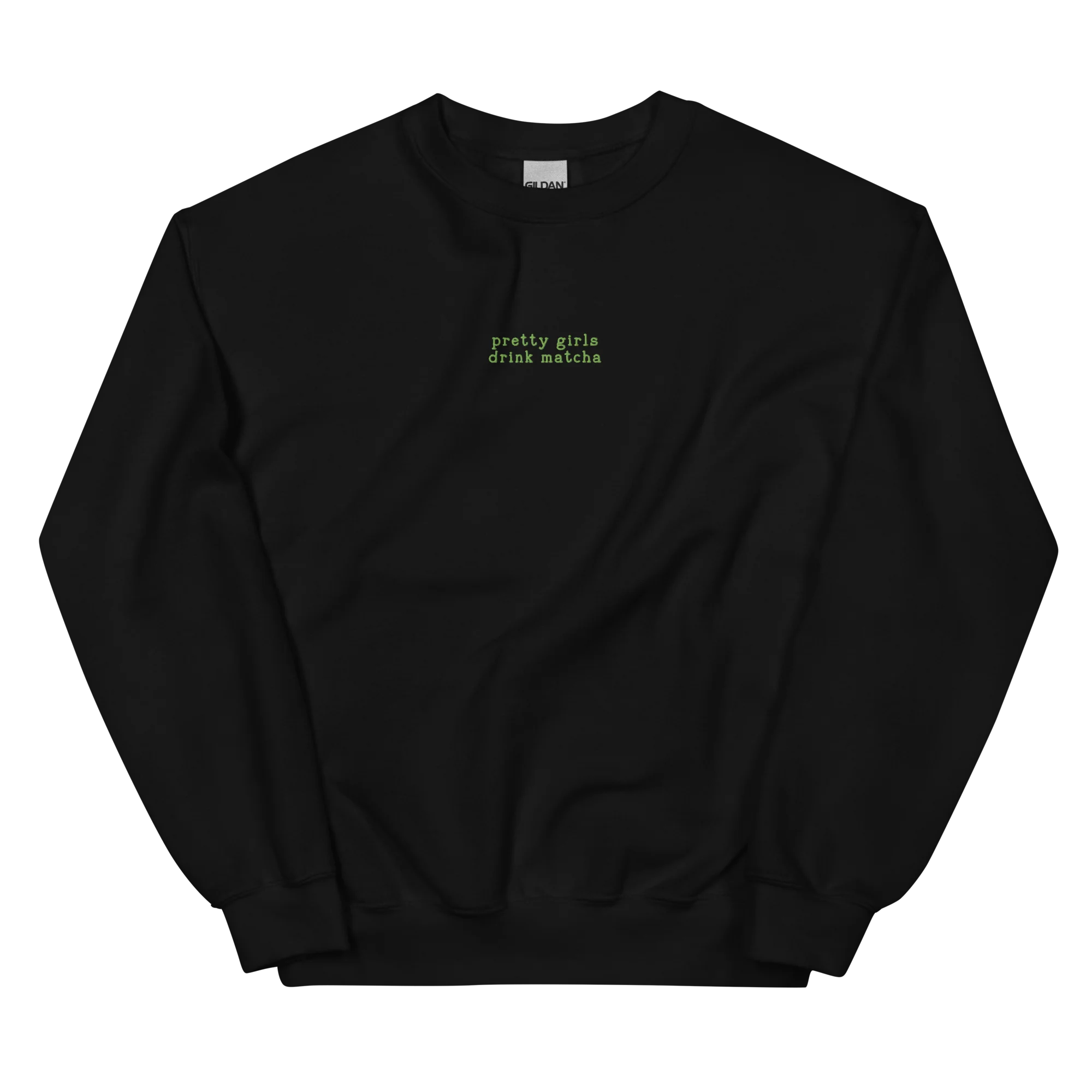 Pretty Girls Drink Matcha Embroidered Sweatshirt - Image 11
