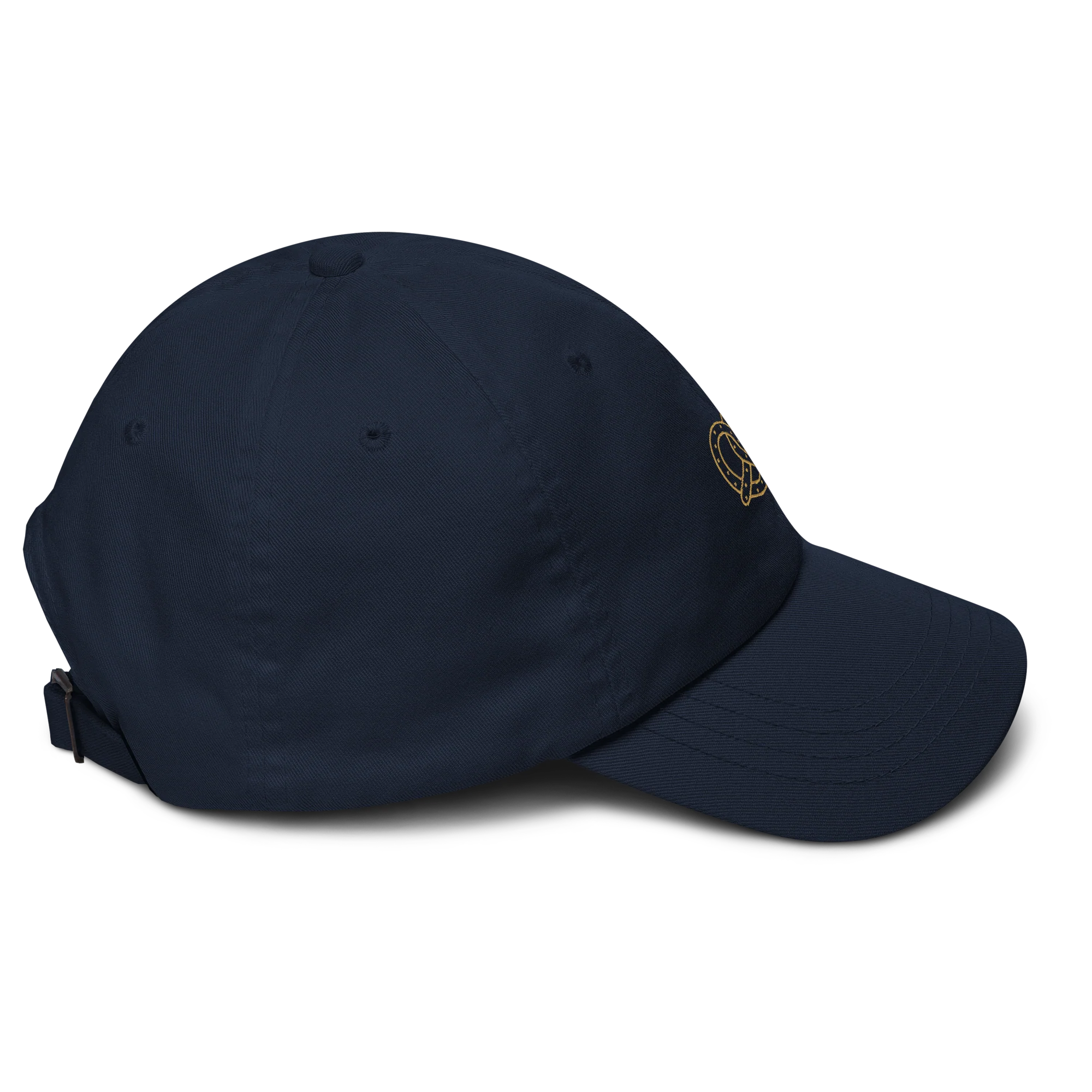 Pretzel Line Embroidered Cap - Image 3