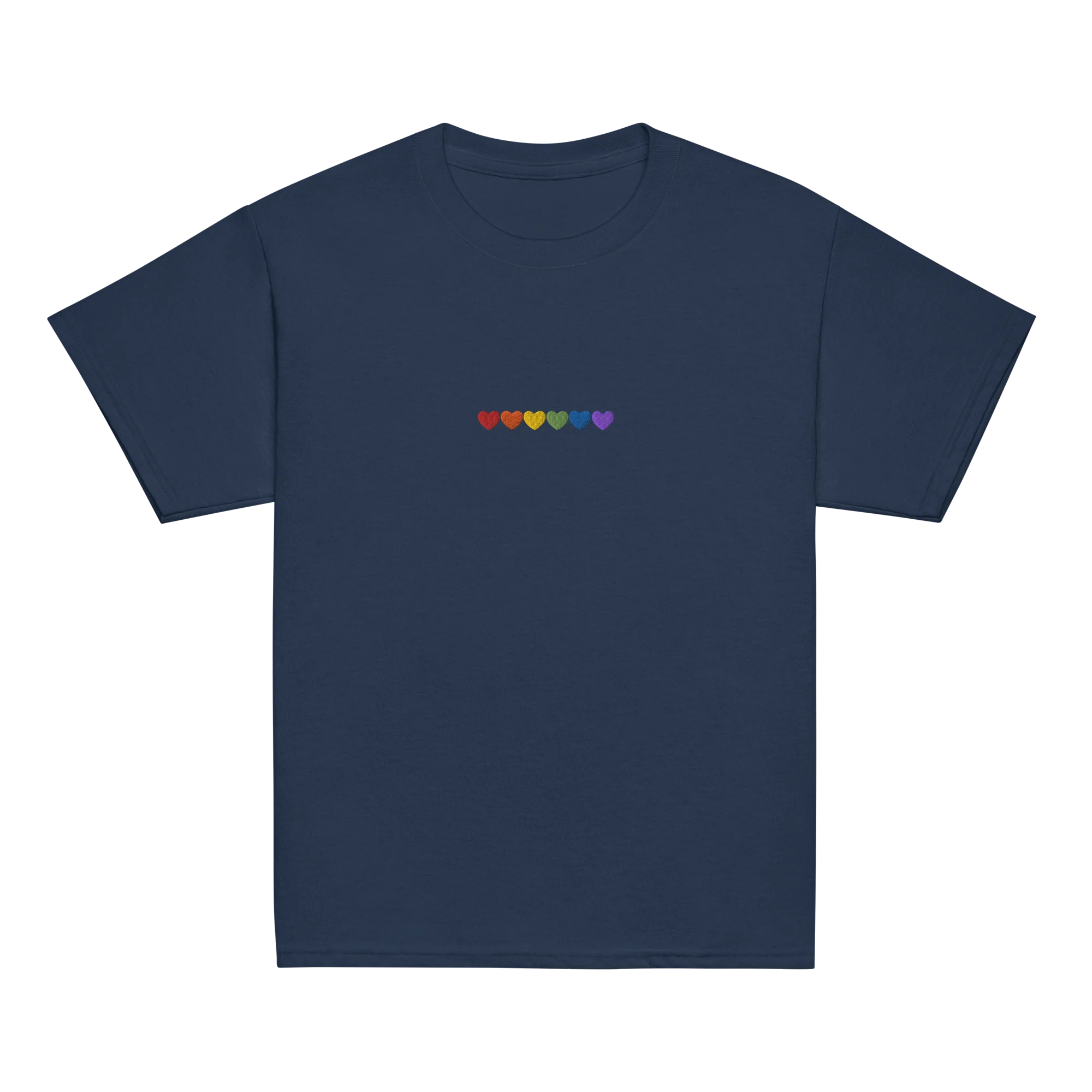 Pride Hearts Embroidered Baby Tee - Image 6