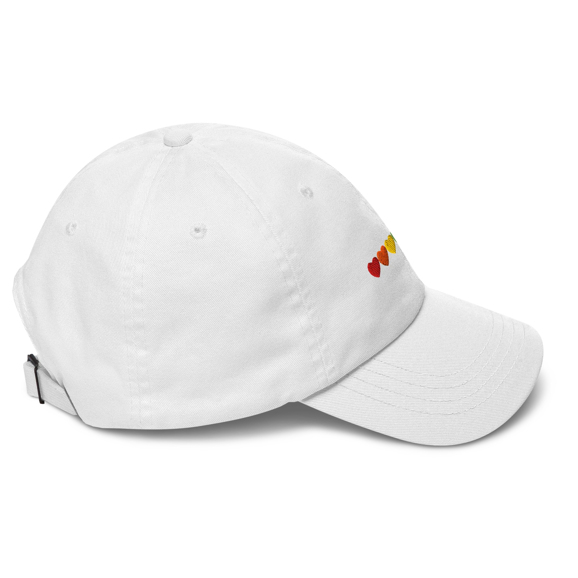 Pride Hearts Embroidered Cap - Image 3